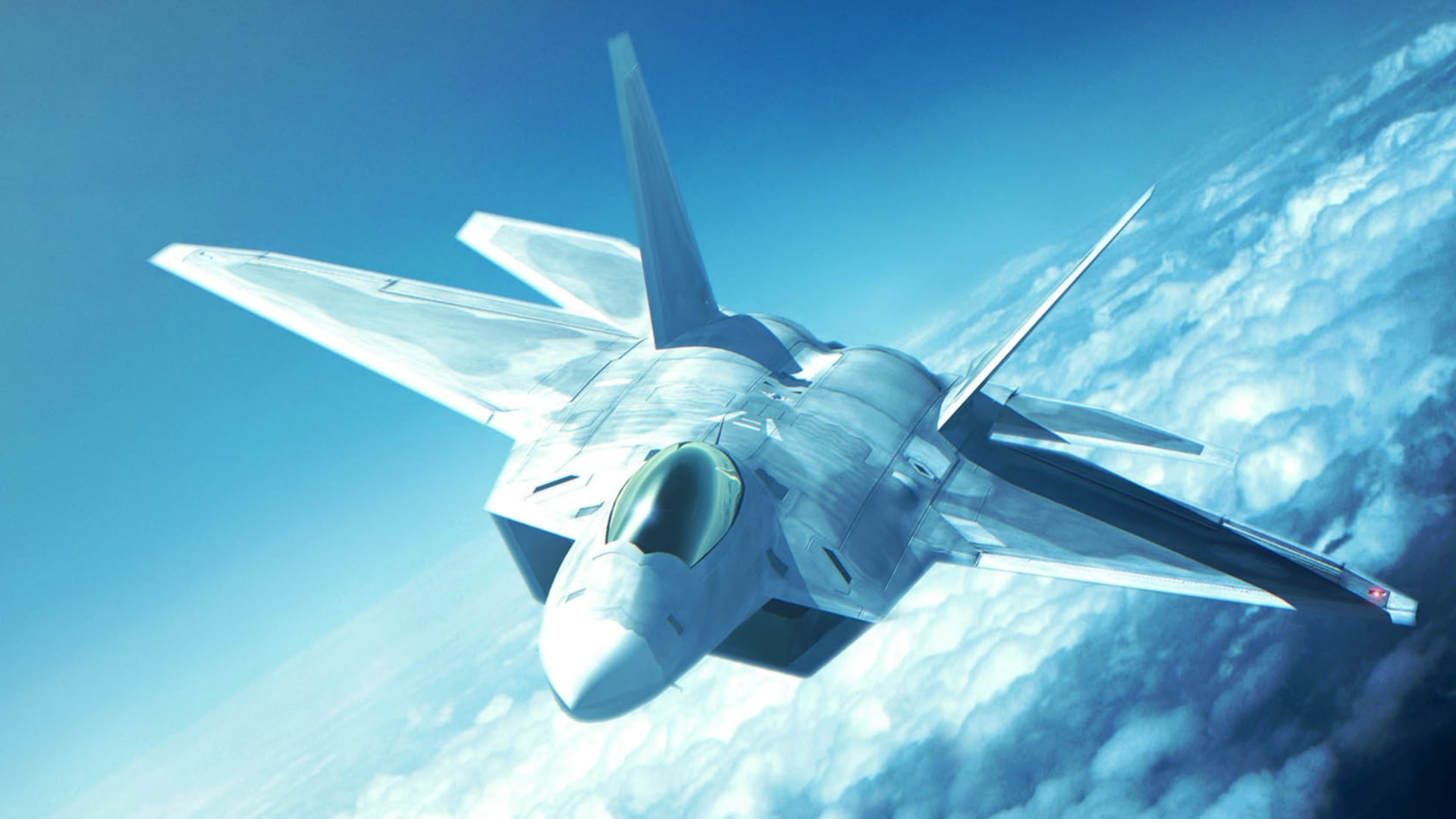 aircraft raptor Nature Sky HD Art F 22 Raptor 2k
