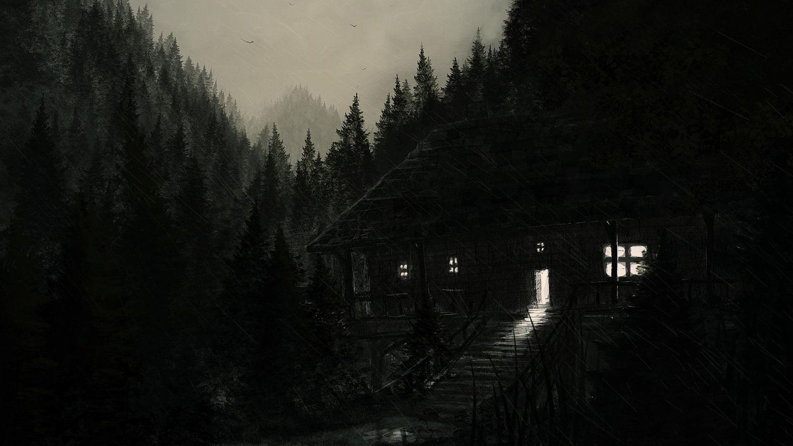 Alone In The Dark Forest demon north nordic atmopshere viking 2k