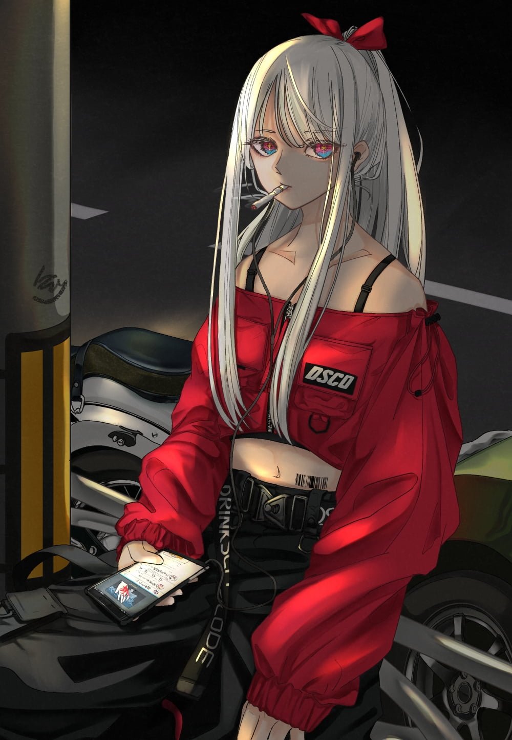 anime girls digital art artwork portrait display