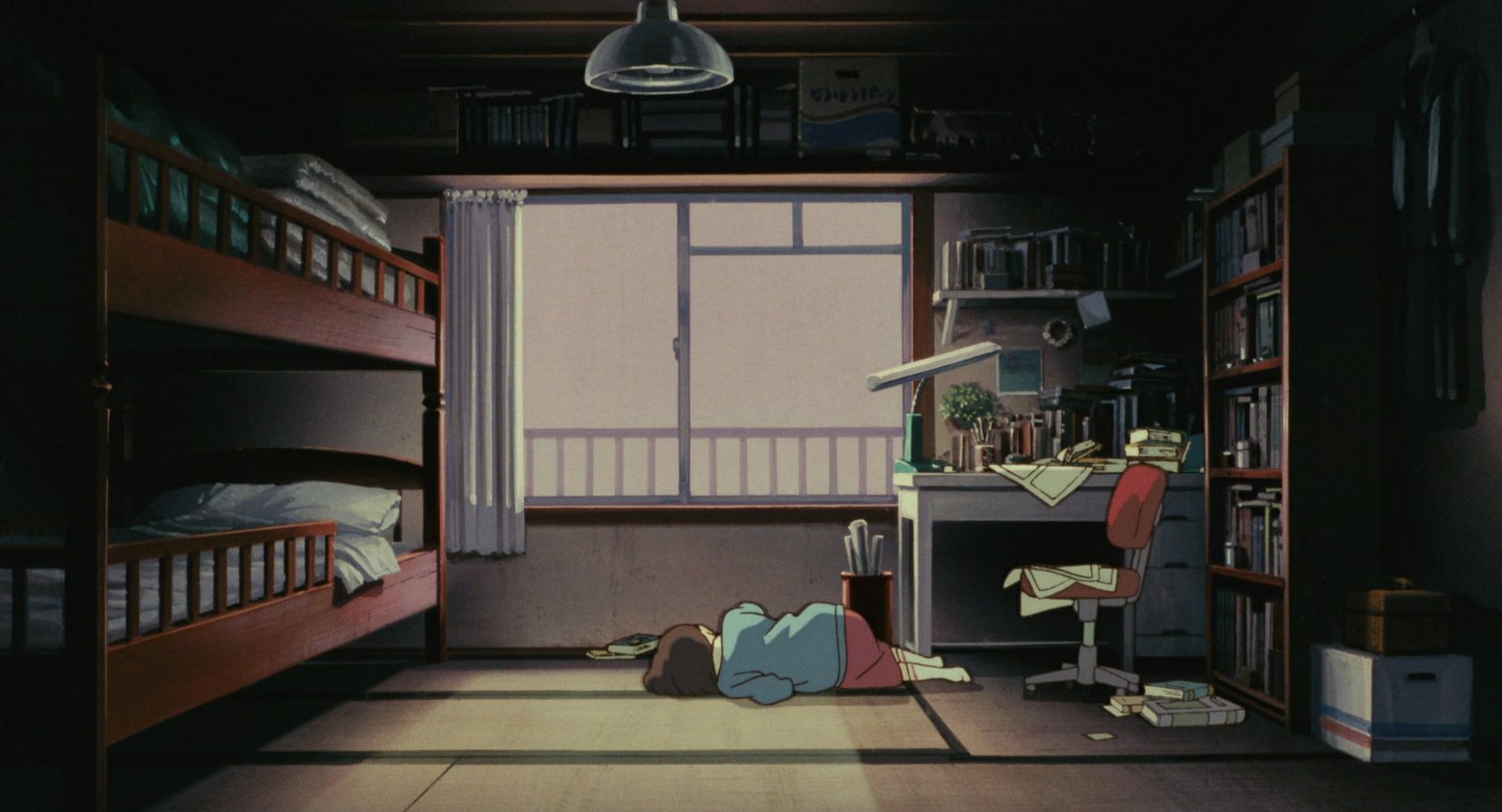 anime girls Studio Ghibli Whisper of the Heart room 2k