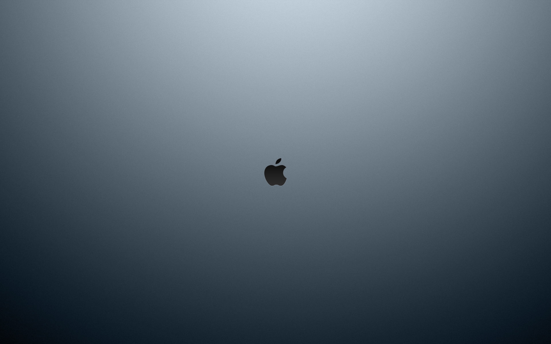 Apple logo minimalism texture computers grey background style 2k