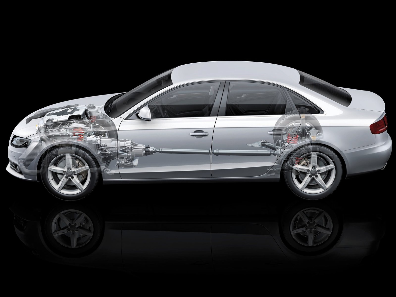 audi cutaway quattro sedan 2k