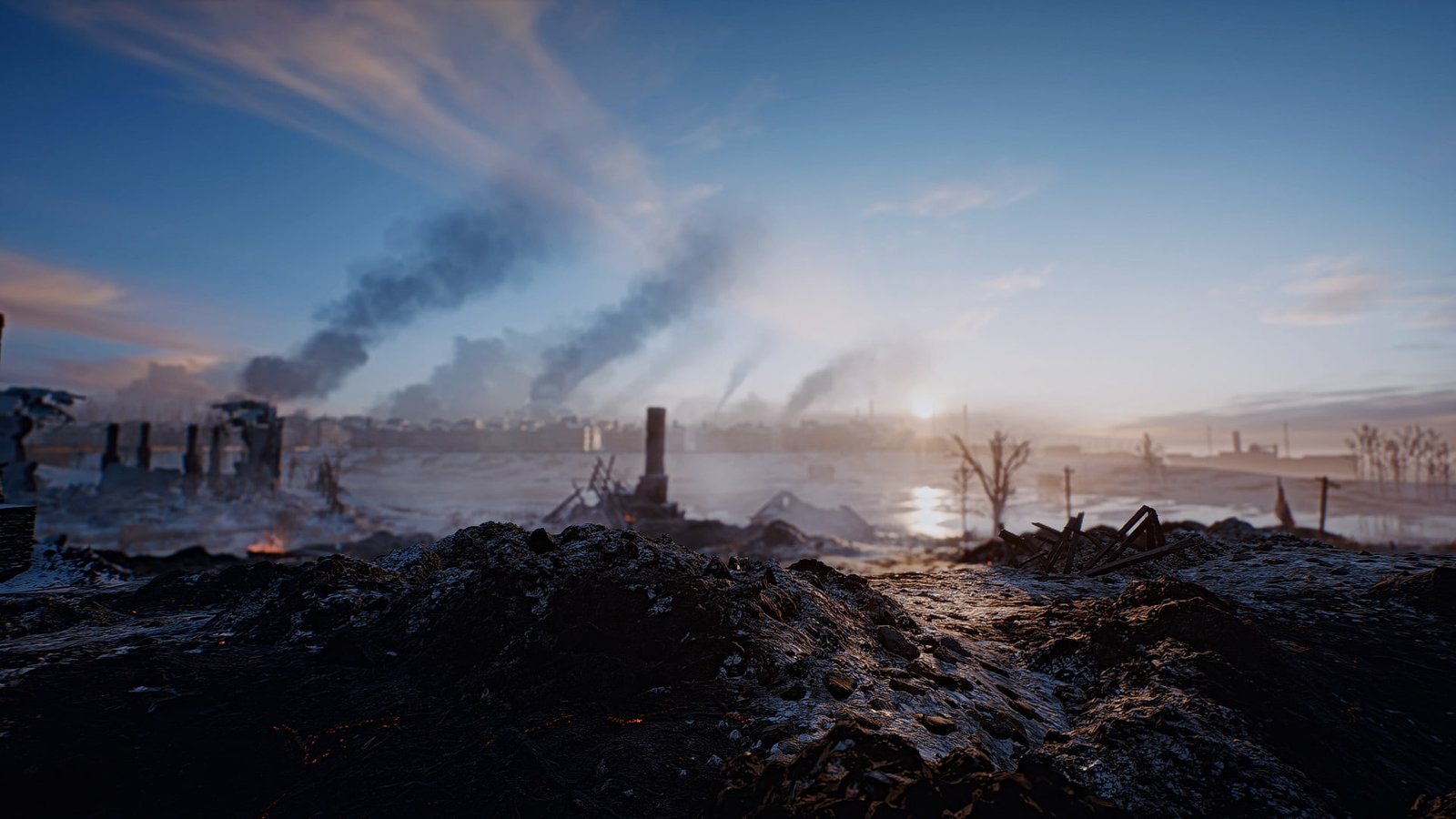 Battlefield 1 Scenery Sunrise Video Game 2k