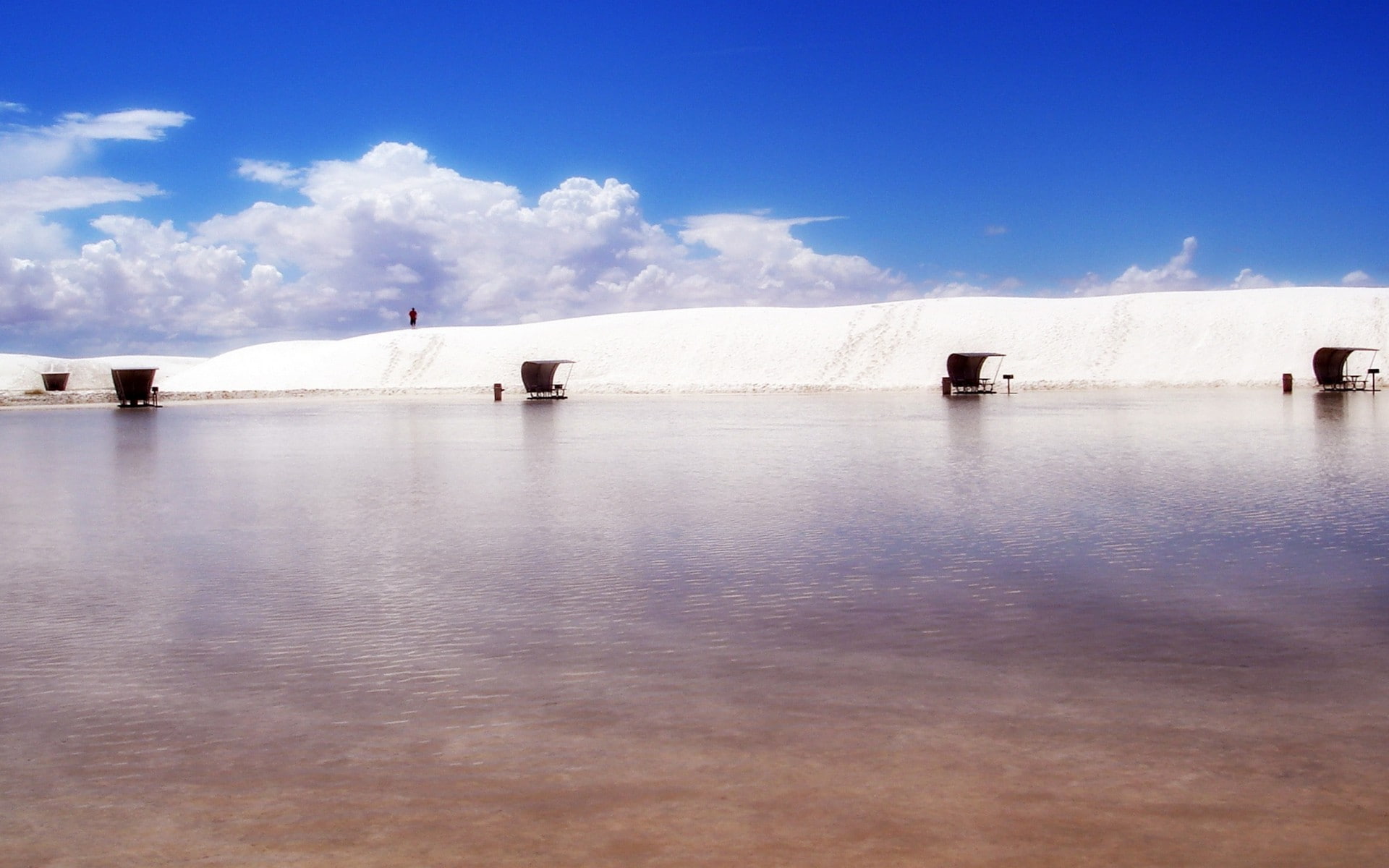 beach sky water cloud architecture nature day built structure 2k