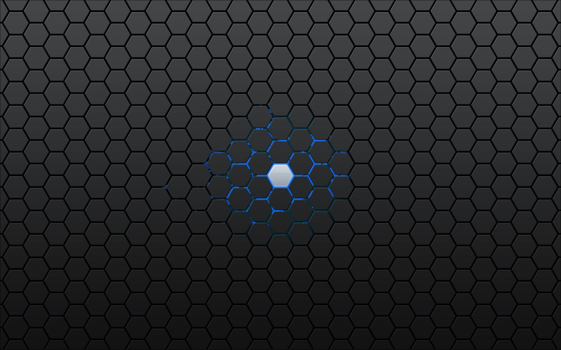 black and blue lighted digital wallpaper Android operating system 2k