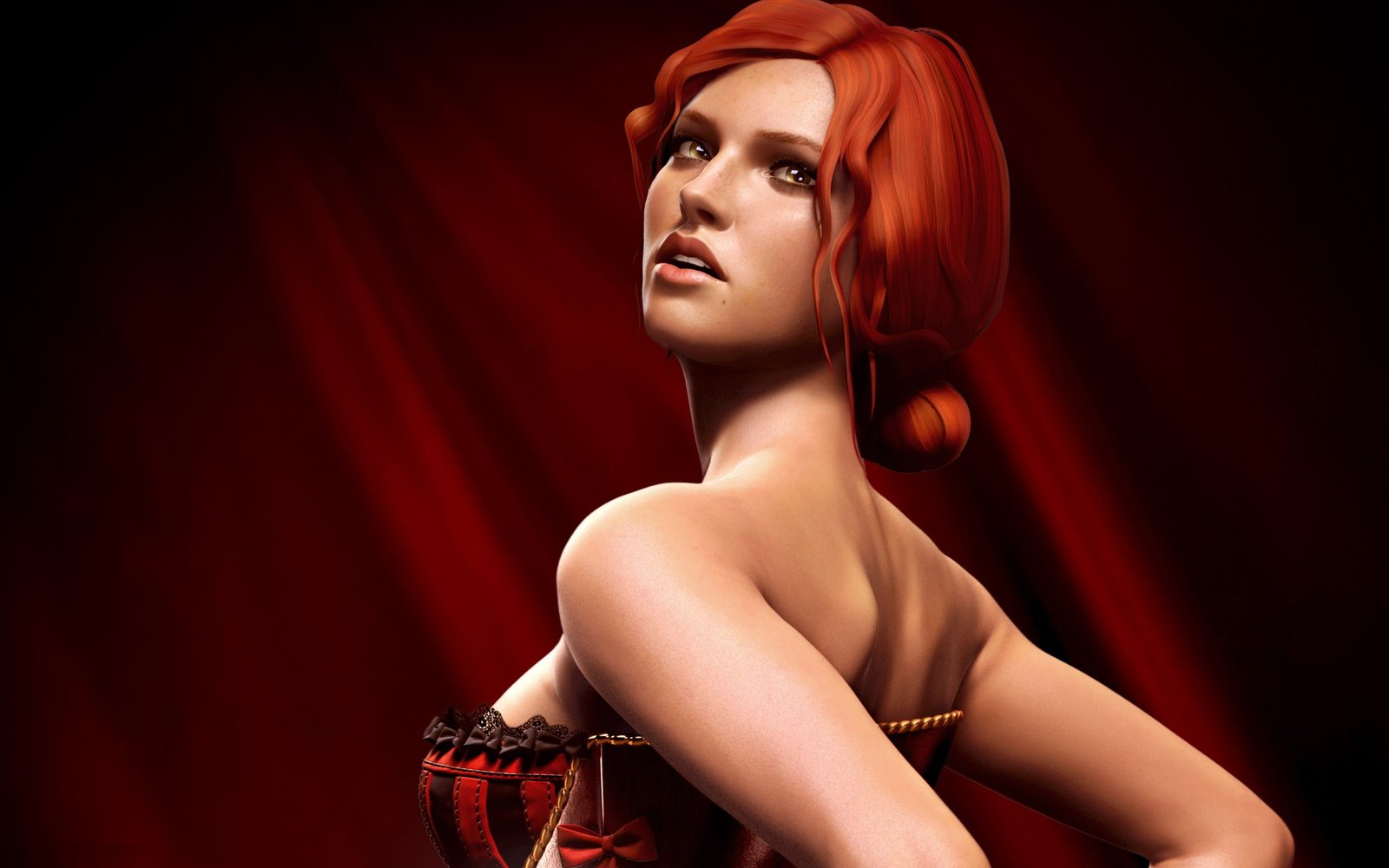 Beautiful girl in The Witcher 2 Assassins of Kings 2k