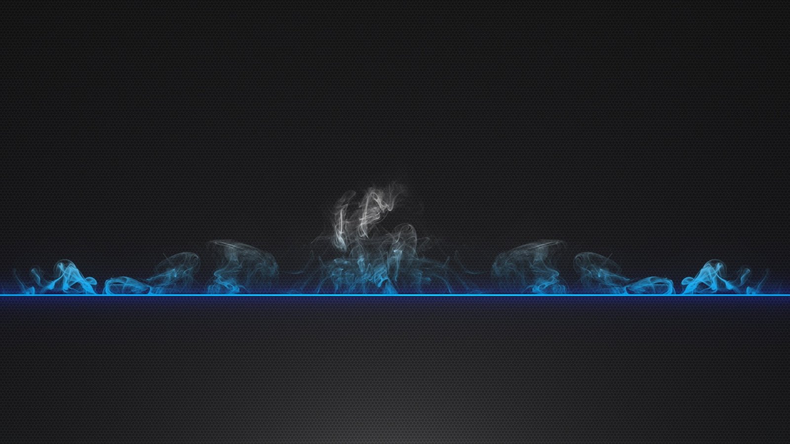 blue smoke and white digital illustration art 2k
