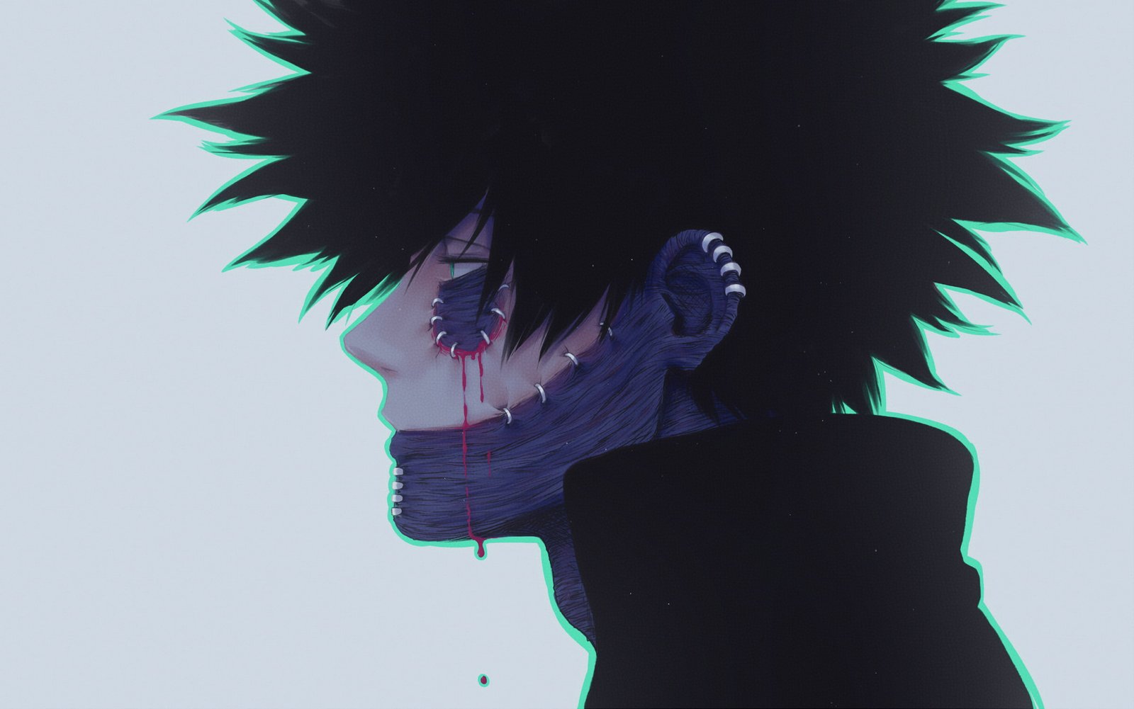dabi profile view boku no hero academia Anime one person 2k