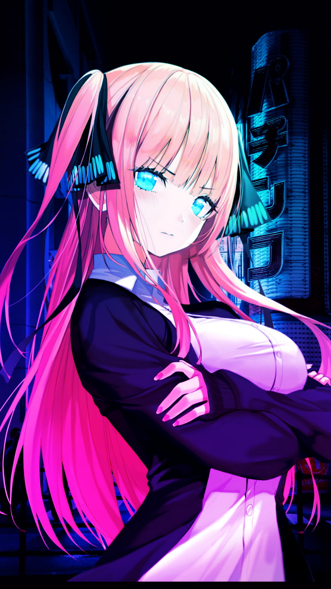 anime girls 5 toubun no Hanayome Nakano Nino