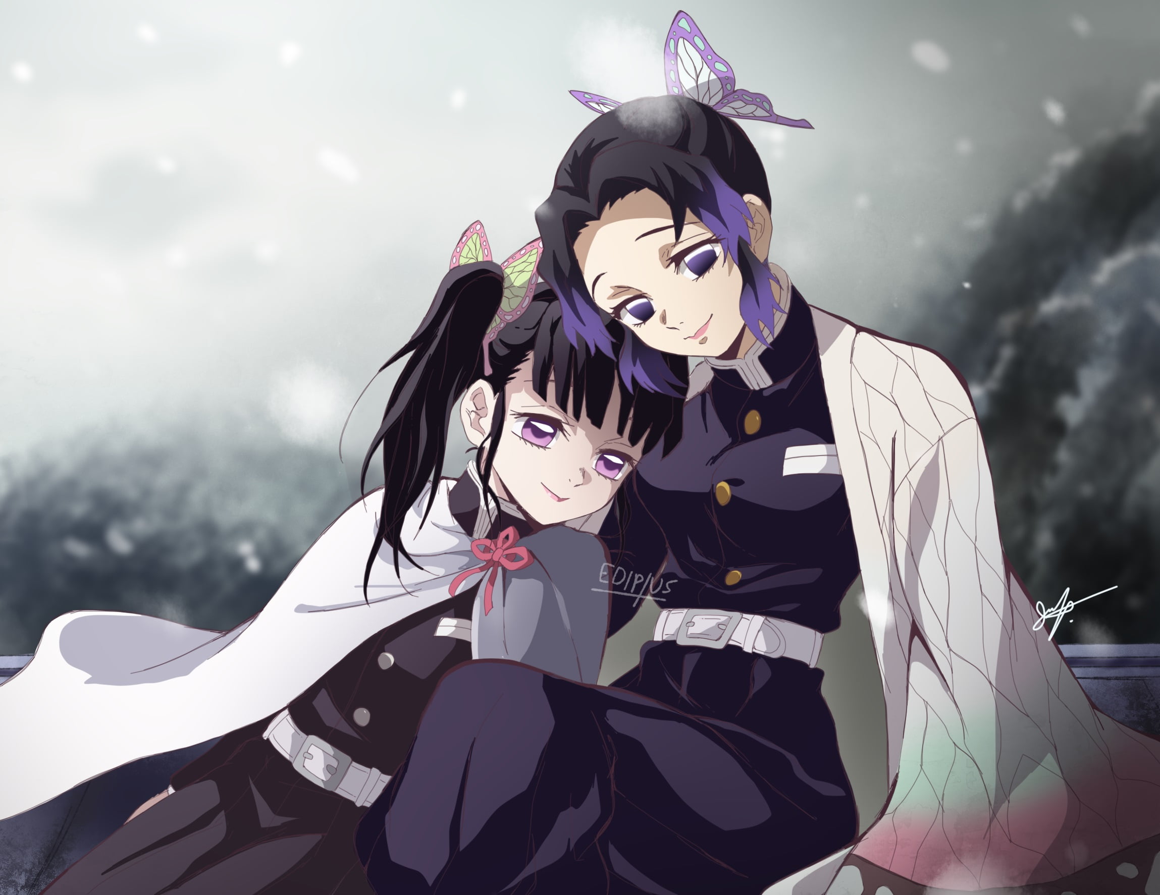 Anime Demon Slayer Kimetsu no Yaiba Kanao Tsuyuri Shinobu Kochou 2k