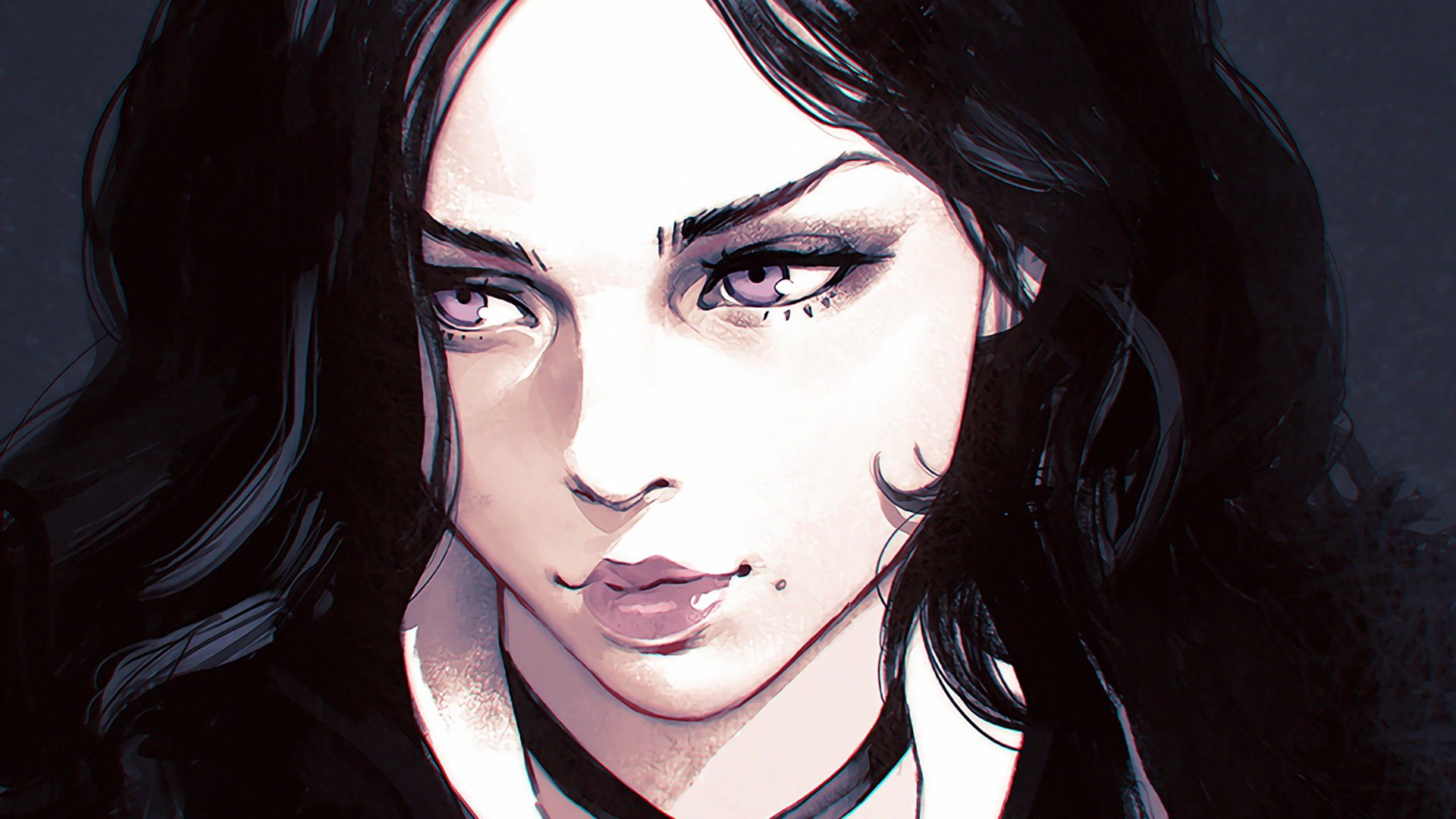drawing ilya Kuvshinov of the Vengerberg Witcher Yennefer 2k