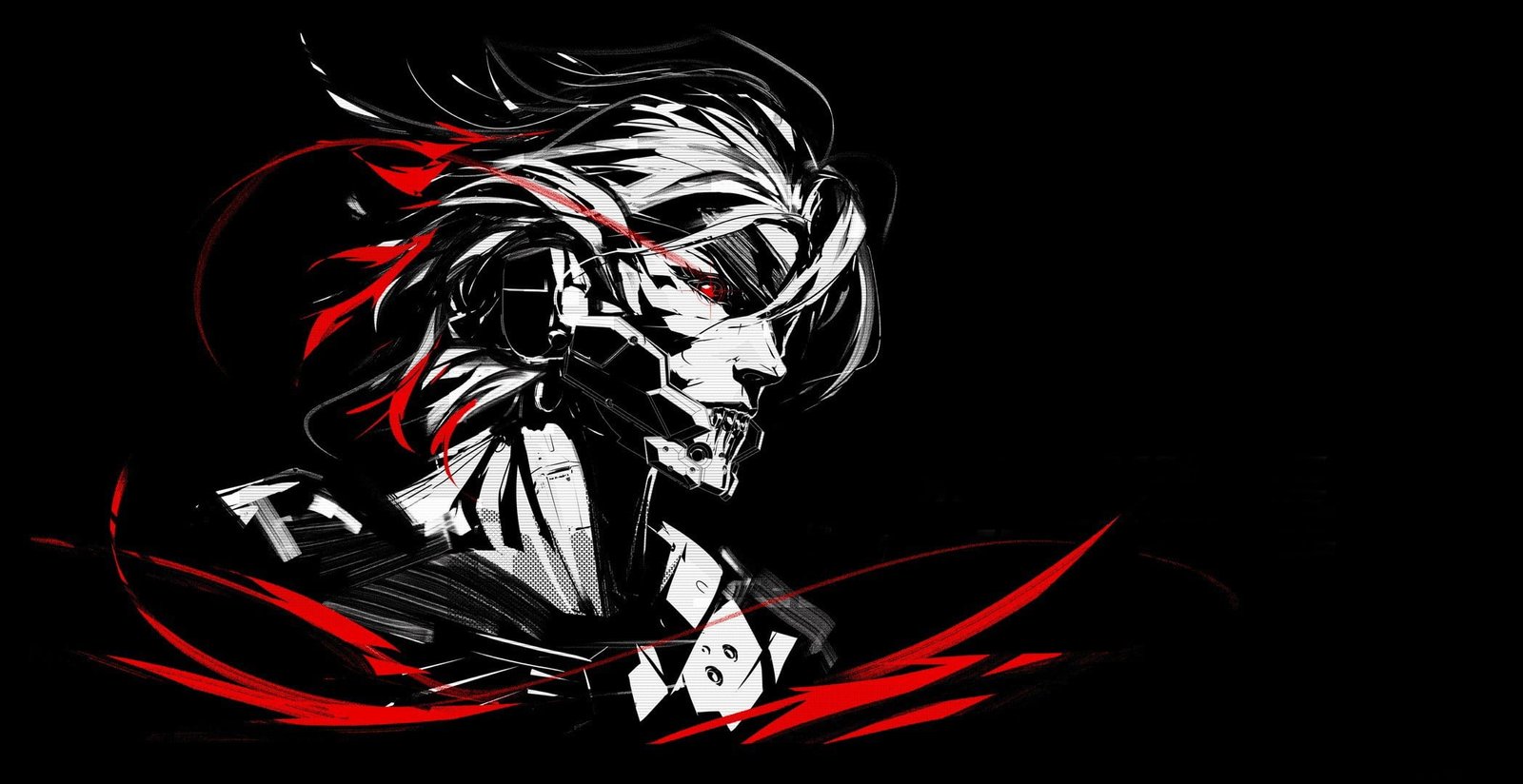 game poster artwork Metal Gear Rising Revengeance Raiden 2k