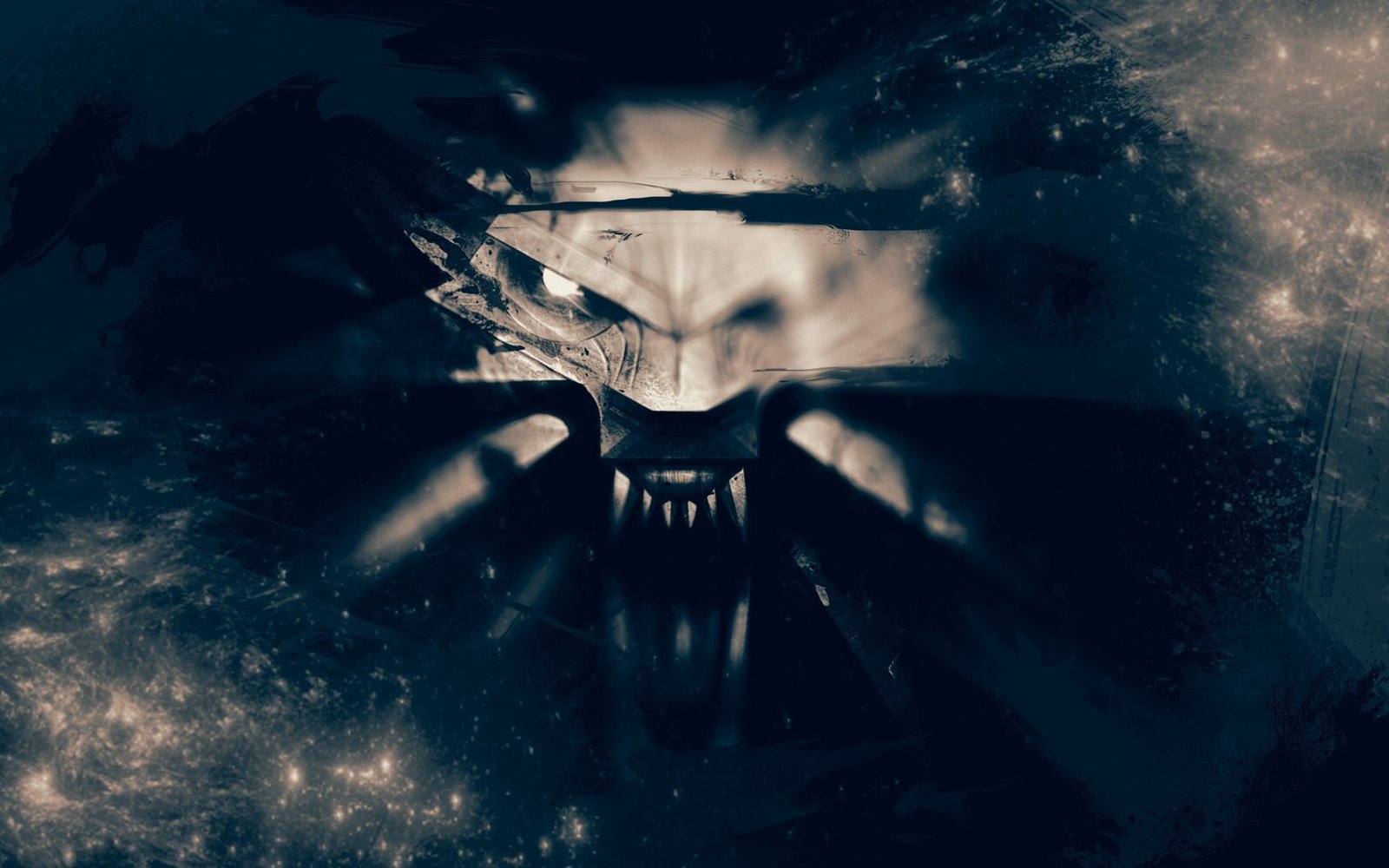 gray and black skull wallpaper The Witcher 3 Wild Hunt artwork 2k