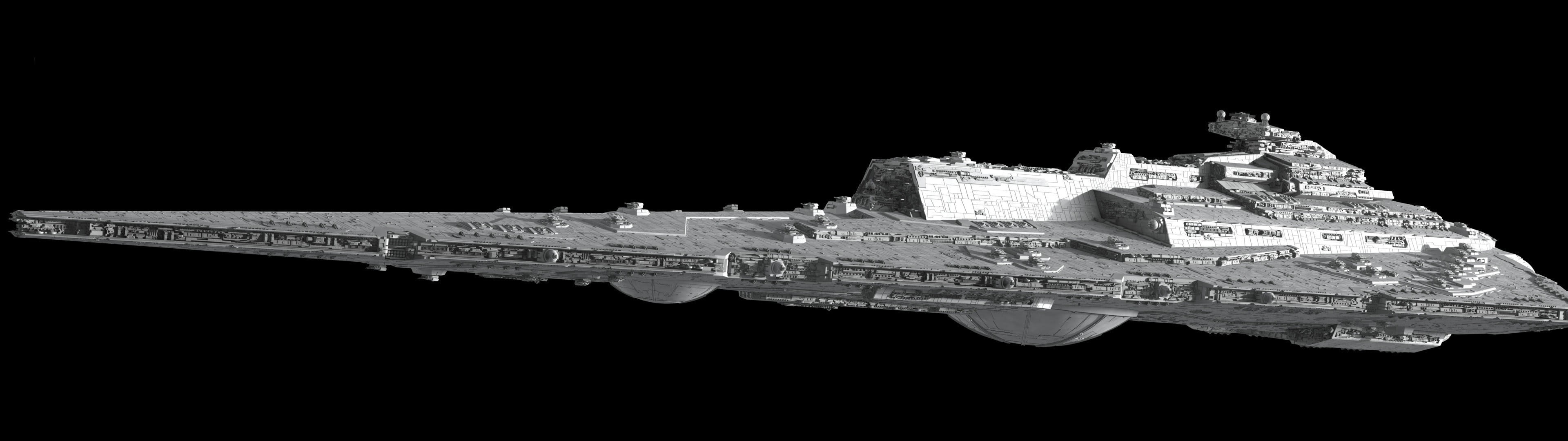 Star Wars battleship multiple display Destroyer render 2k 4k