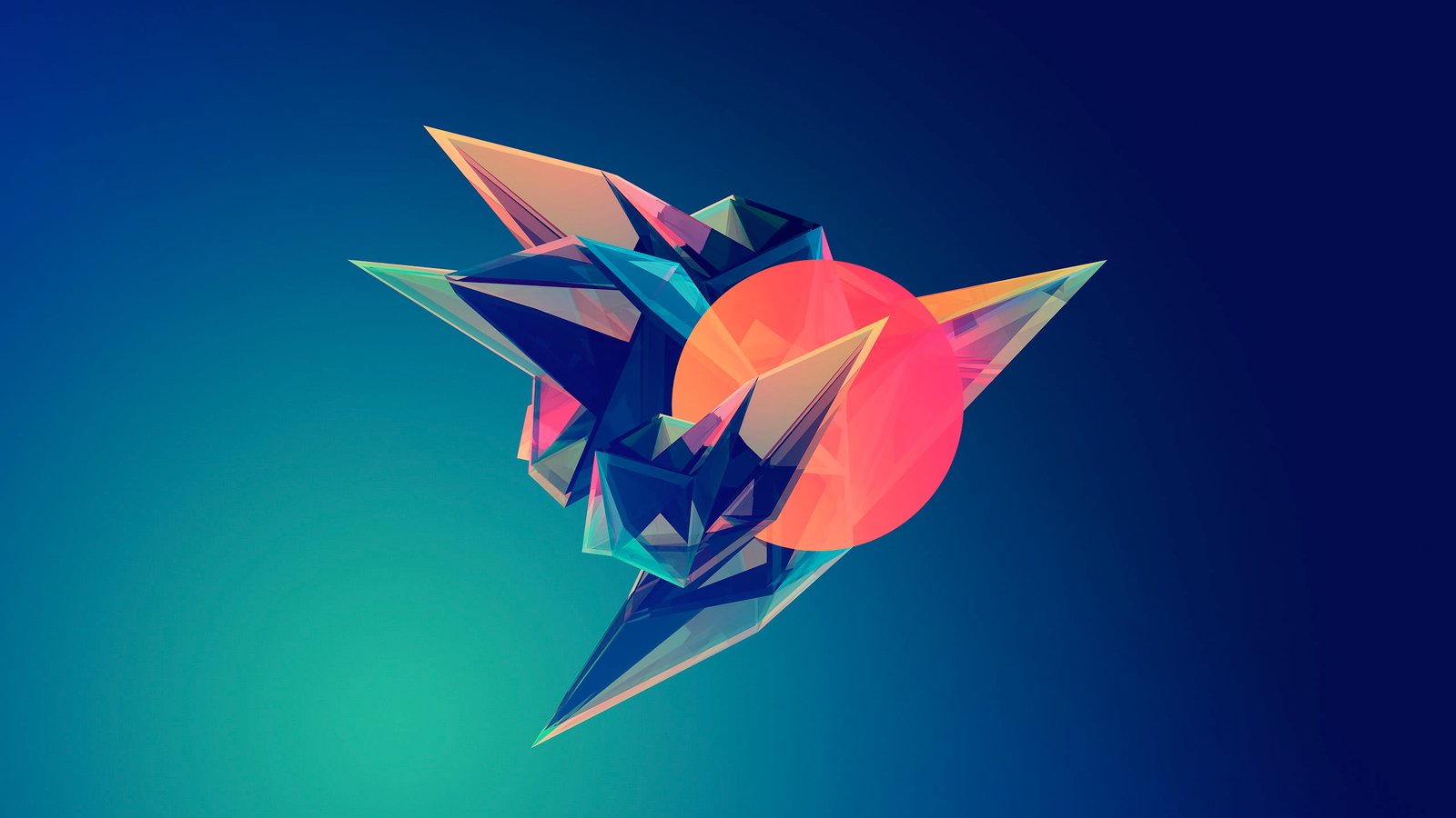 red and black ball with blade illustration multicolored abstract 2k