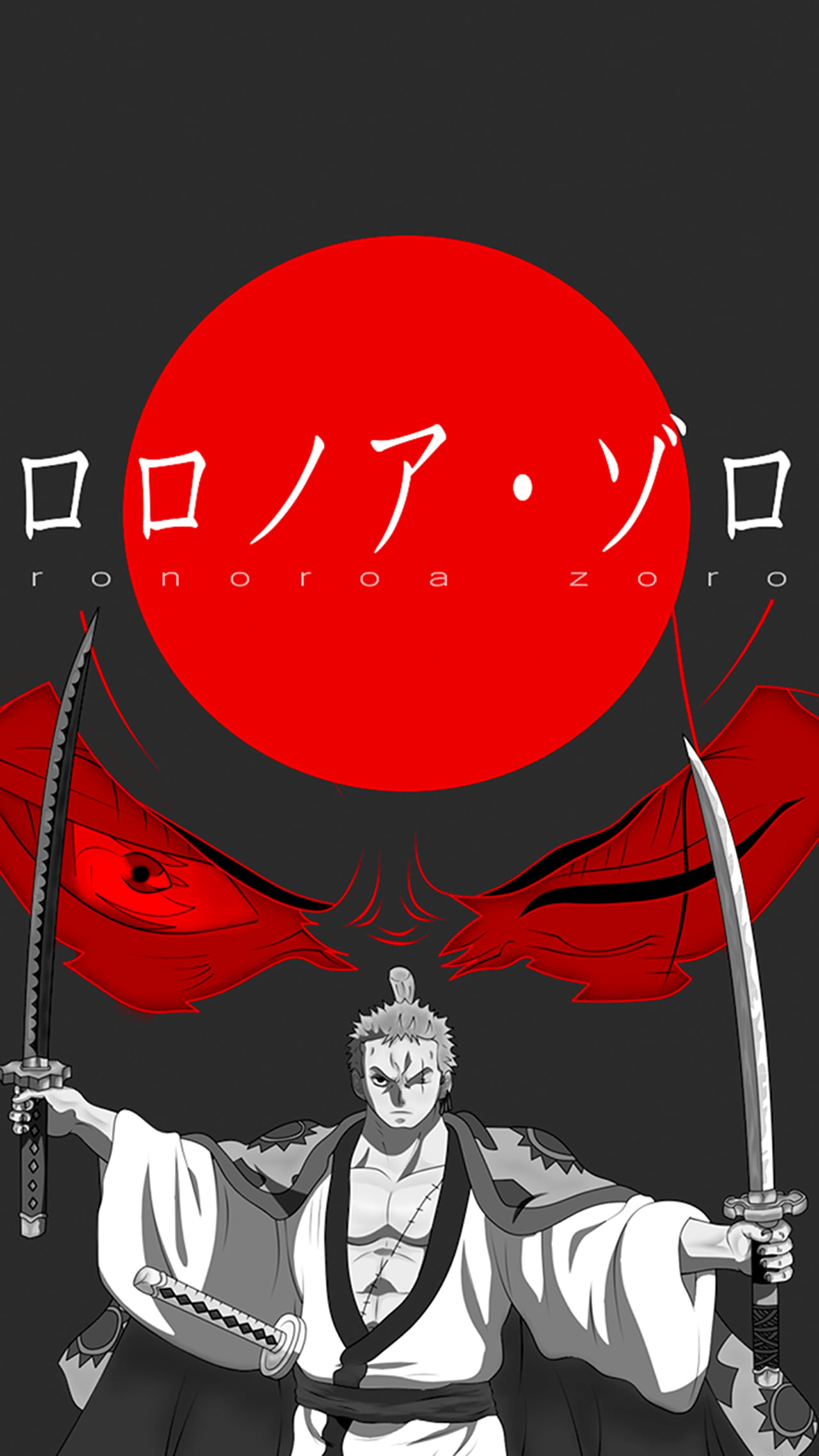 Roronoa Zoro One Piece drawing digital art metalanguage