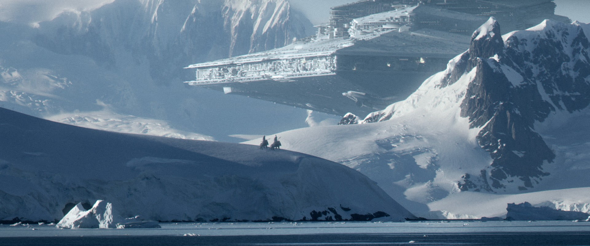 snow capped mountain Star Wars Destroyer cold temperature 2k