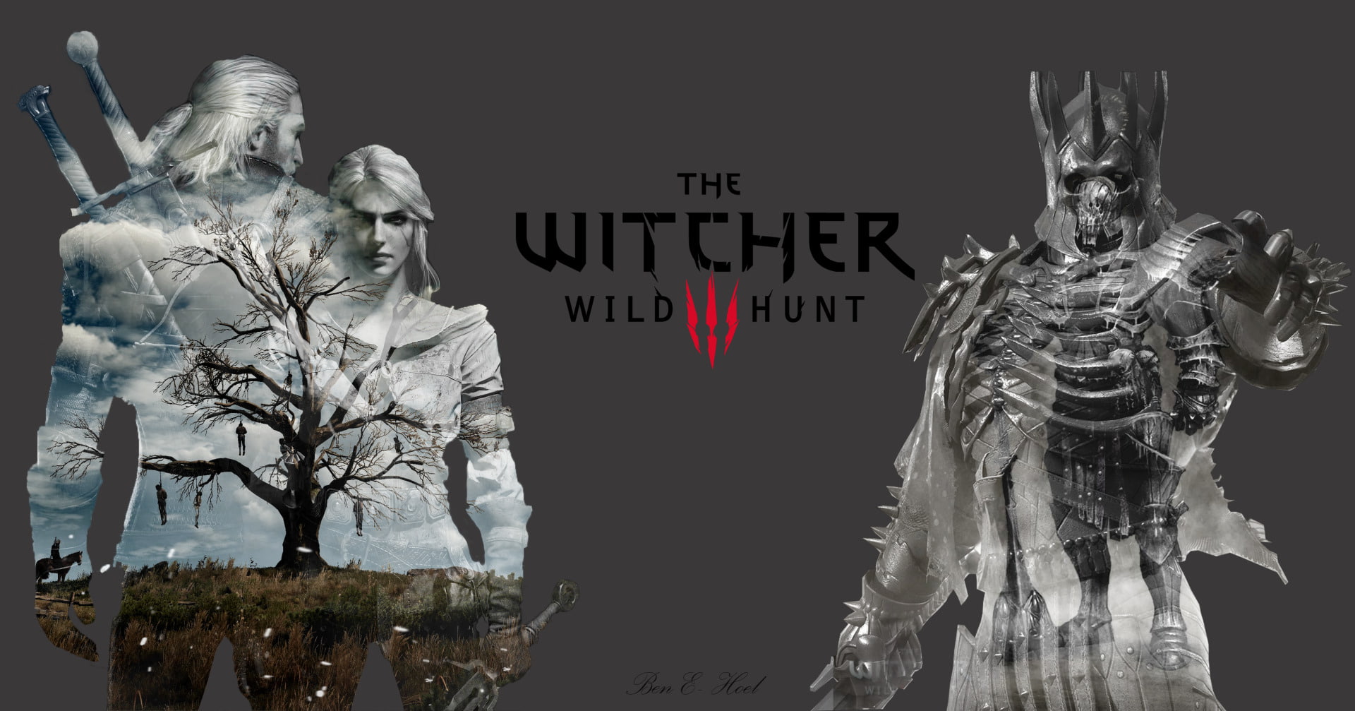 The Witcher 3 Wild Hunt Ciri Geralt of Rivia 2k