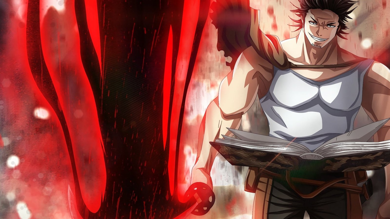Black Clover Yami Sukehiro digital wallpaper Anime Book Magic 2k