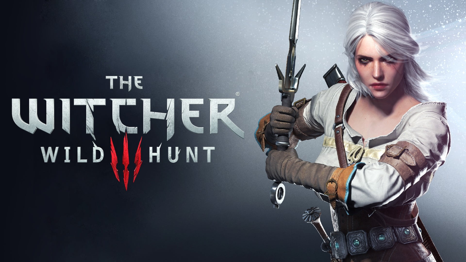 The Witcher 3 Wild Hunt wallpaper Girl Sword CD Projekt RED 2k