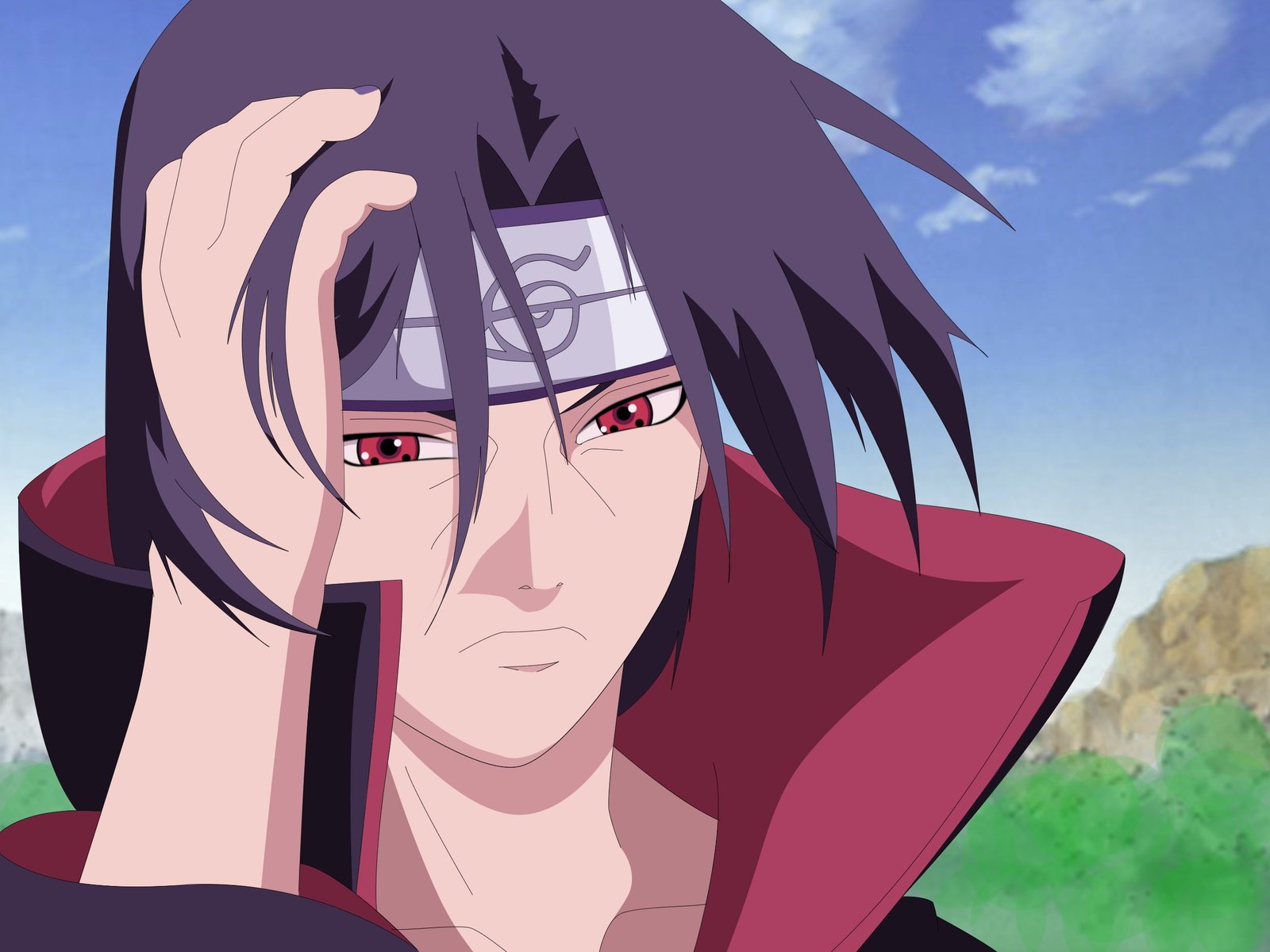 Uchiha Itachi anime Sharingan Naruto Shippuuden representation 2k