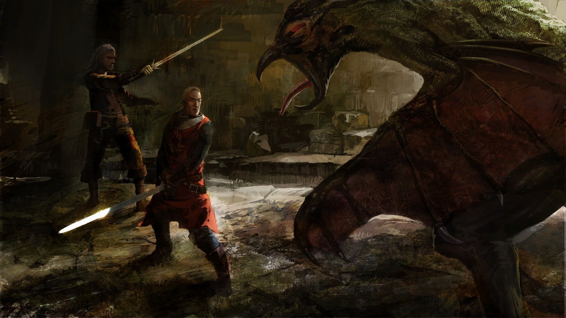 untitled The Witcher fantasy art video games full length 2k