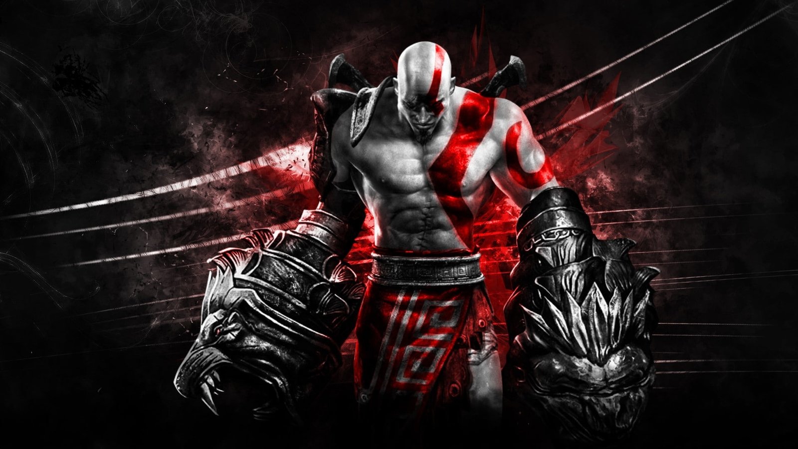 video games god of war 2 3 4 kratos ascension wa Video Games Kratos HD Art 60 2k