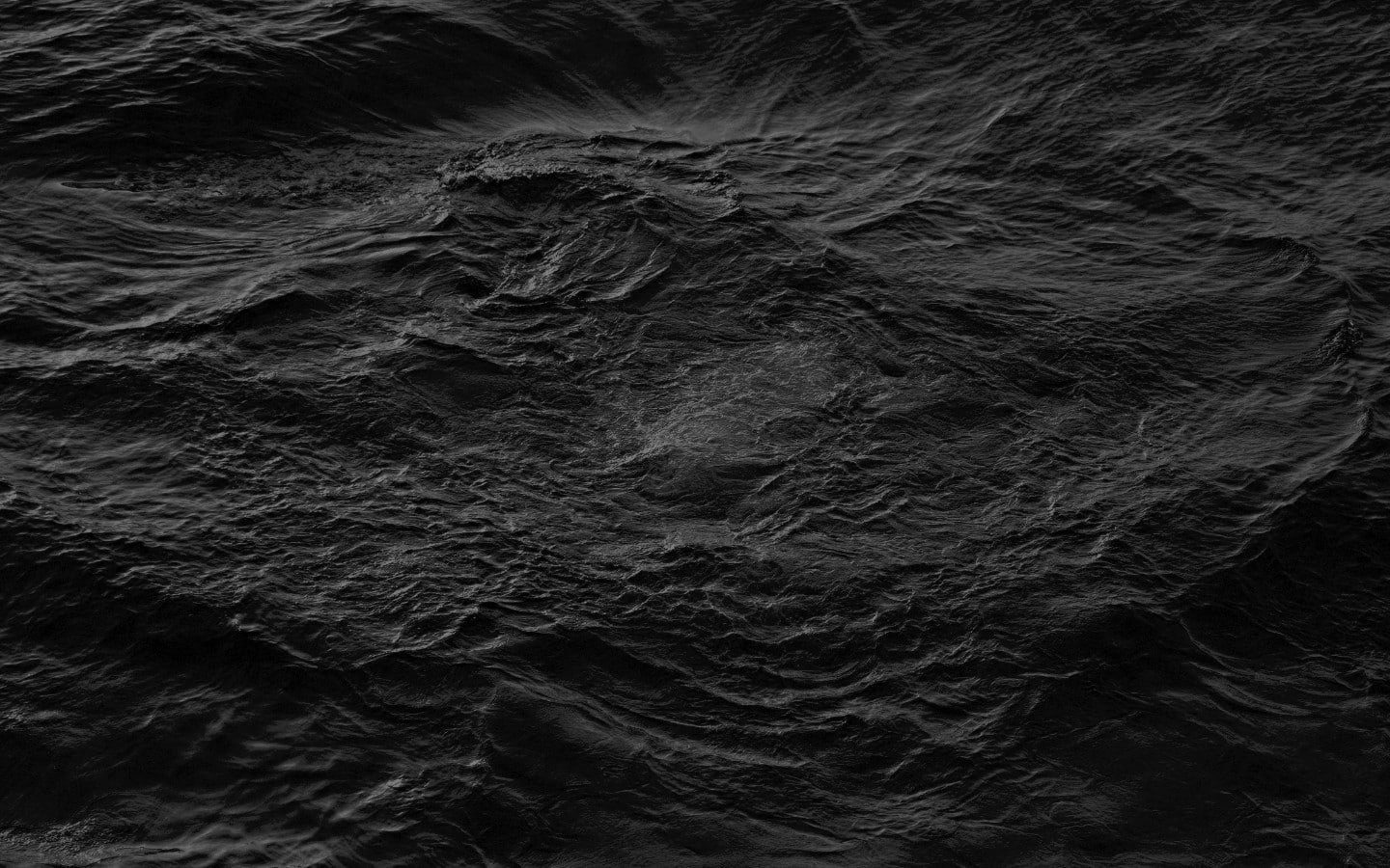 waves water sea nature monochrome black dark backgrounds