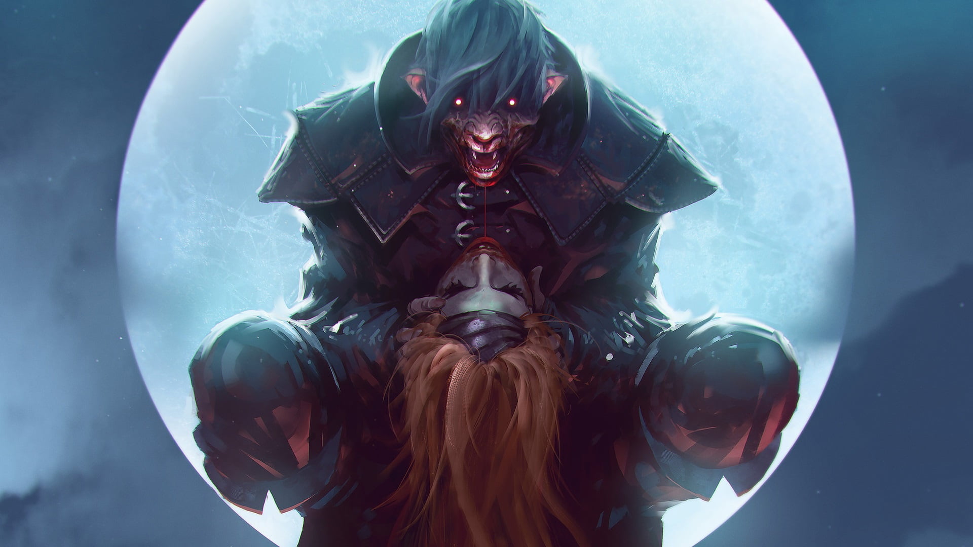 The Witcher 3 Wild Hunt Moon Vampire 2k