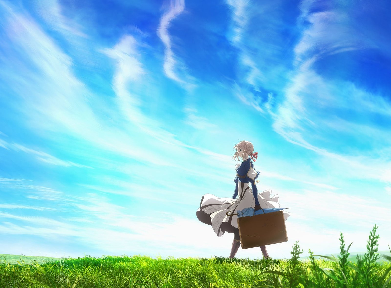 brown haired female anime character Violet Evergarden Character 2k