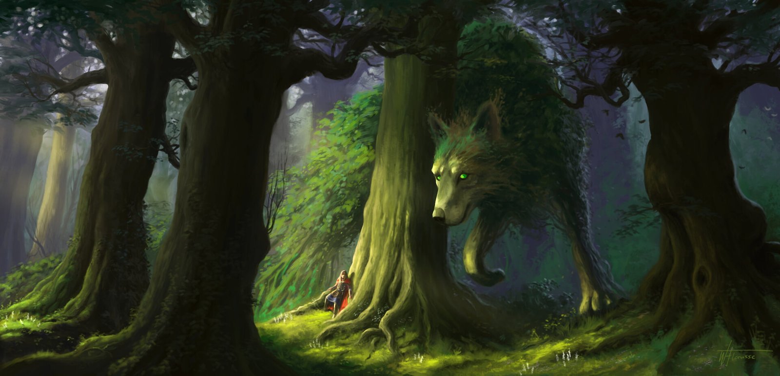 digital art artwork fantasy nature landscape 2k