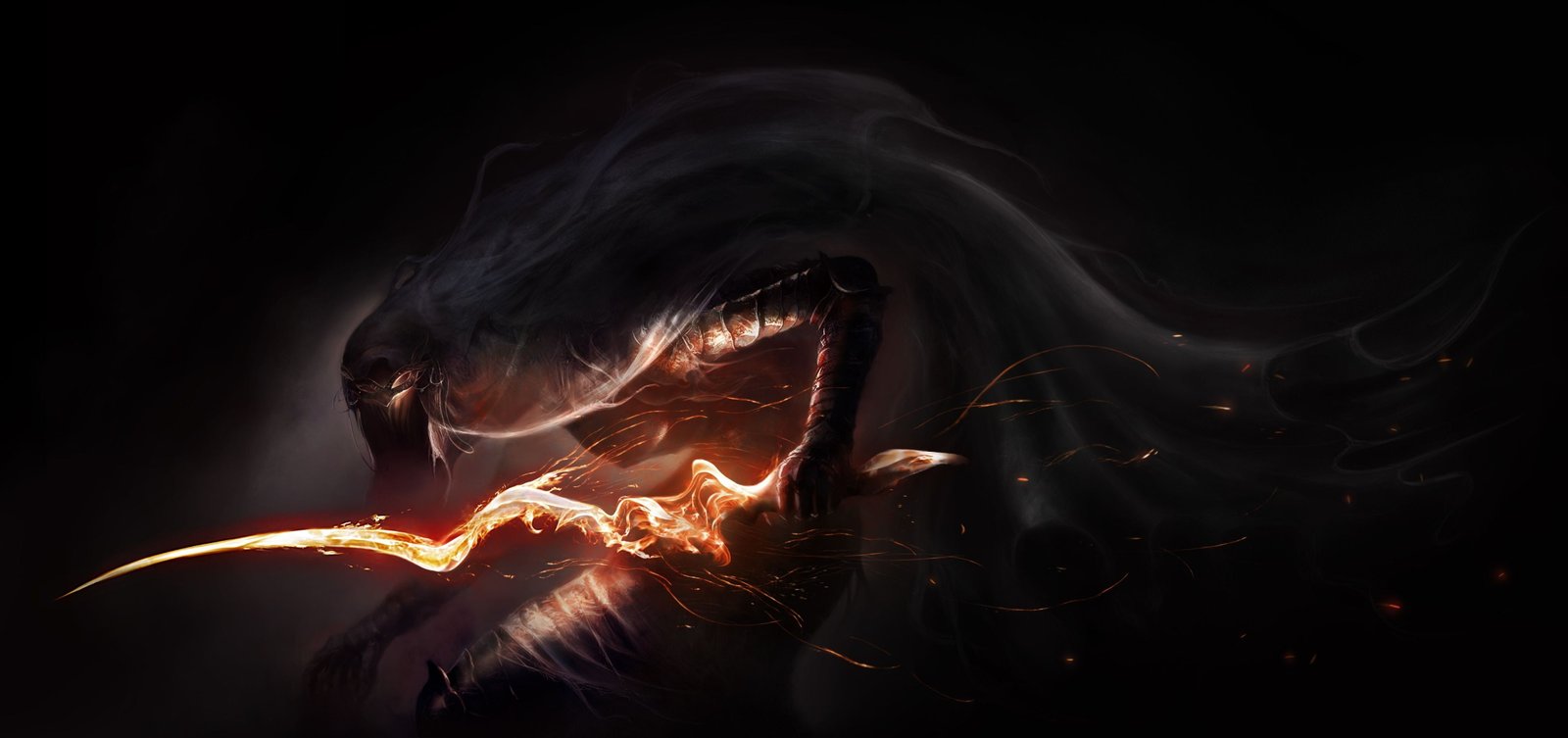 game poster Dark Souls III artwork video games Gothic knight 2k 4k