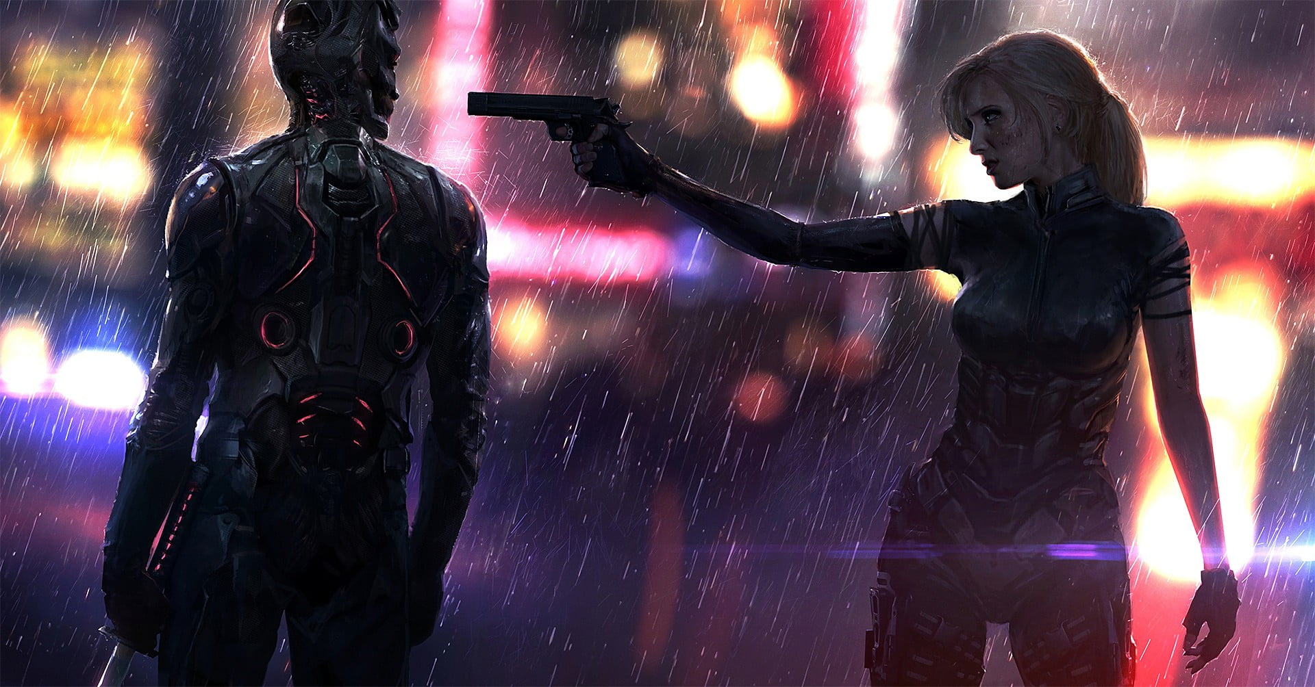 game screenshot cyborg women science fiction cyberpunk Jonas De Ro 2k