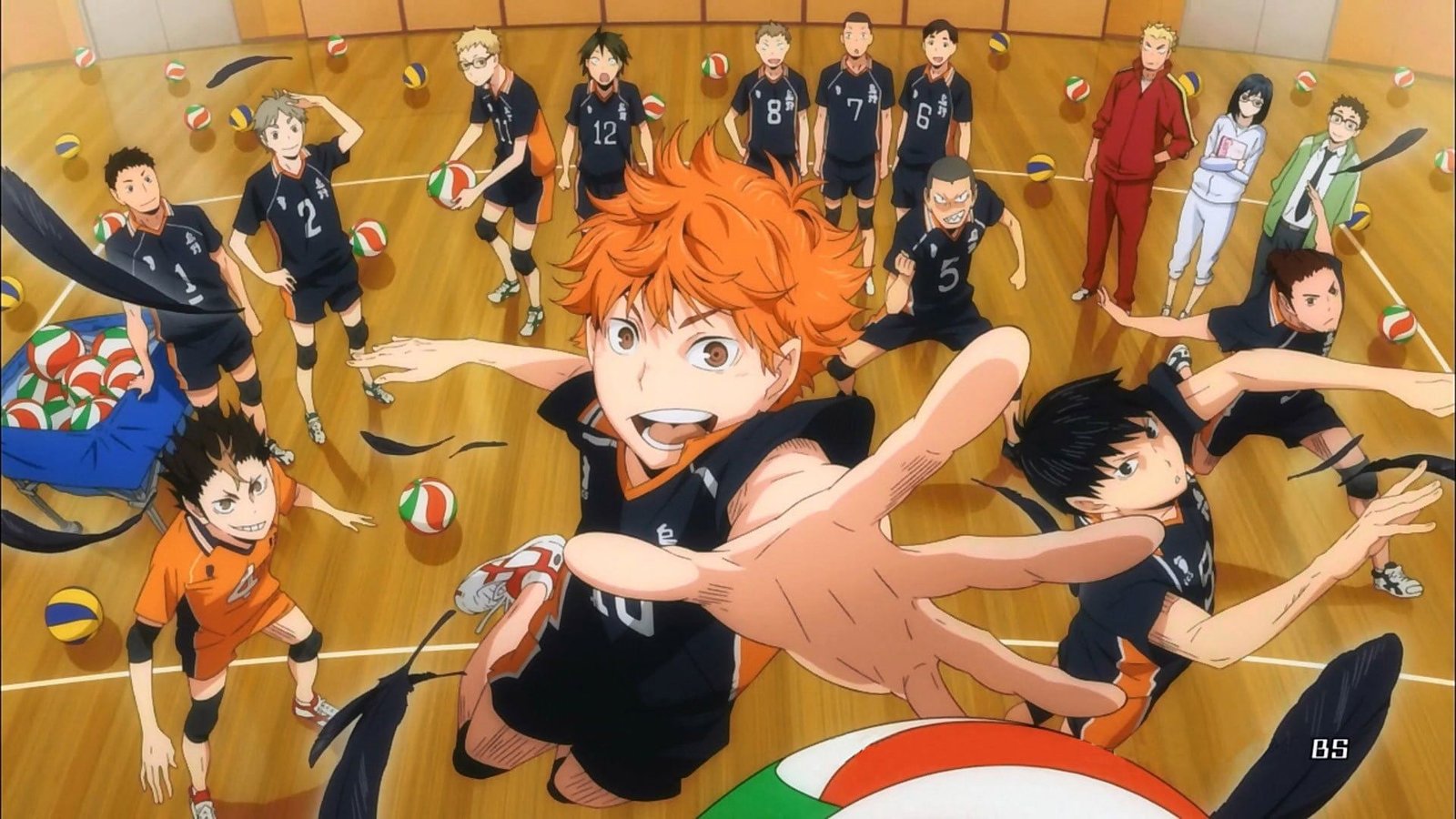 Haikyuu Hinata Shouyou Kageyama Tobio Azumane Asahi Nishinoya Yuu 2k