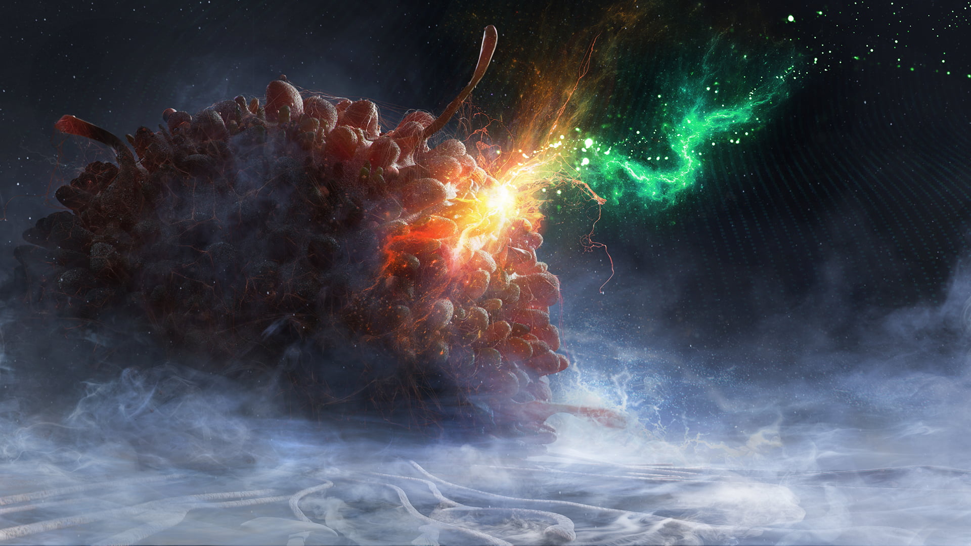 multicolored abstract digital wallpaper art colorful 2k