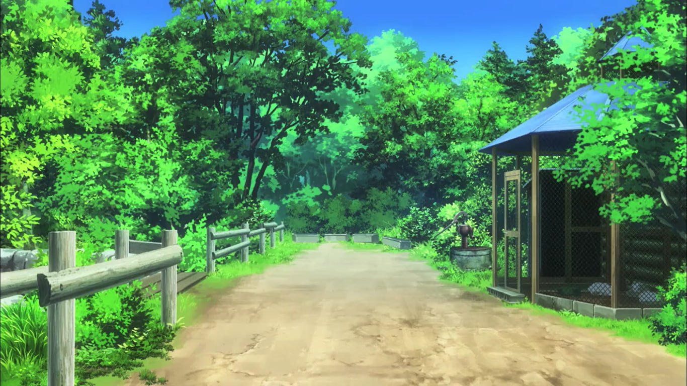 Non Biyori anime landscape nature