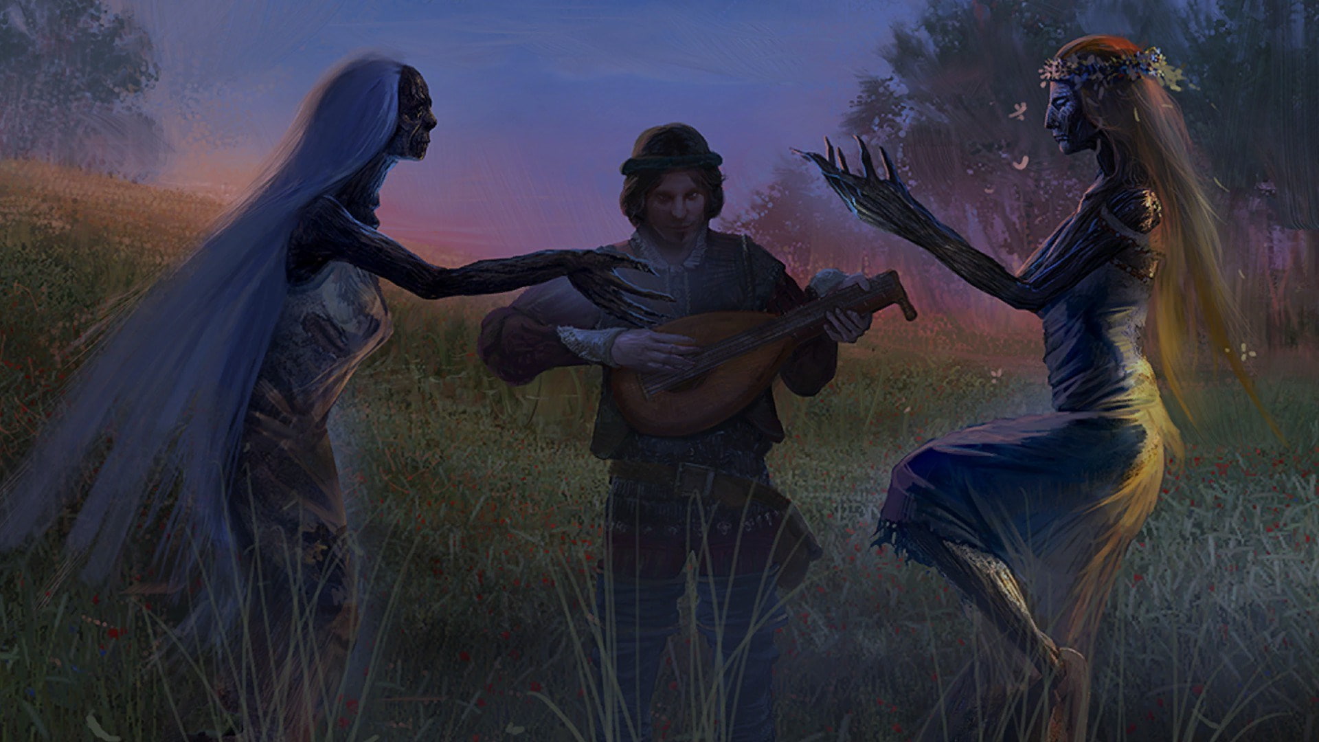 the witcher 3 wild hunt adult women people togetherness 2k