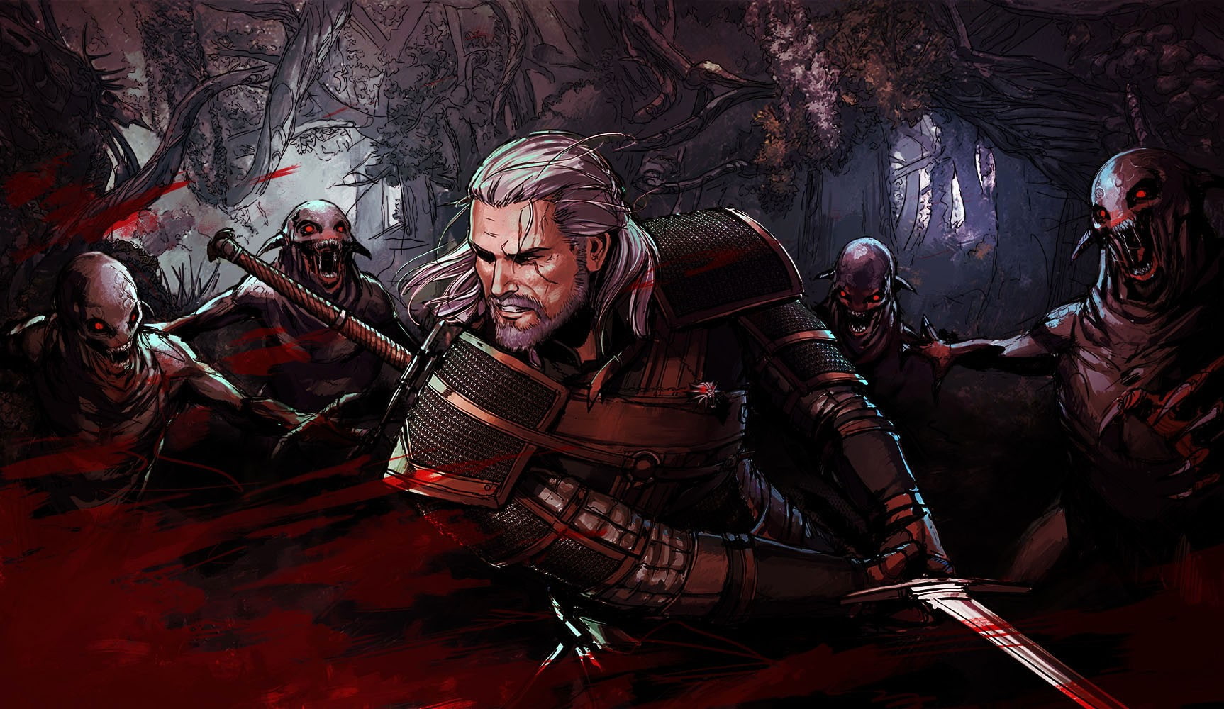 The Witcher 3 Wild Hunt Geralt of Rivia Nekker 2k