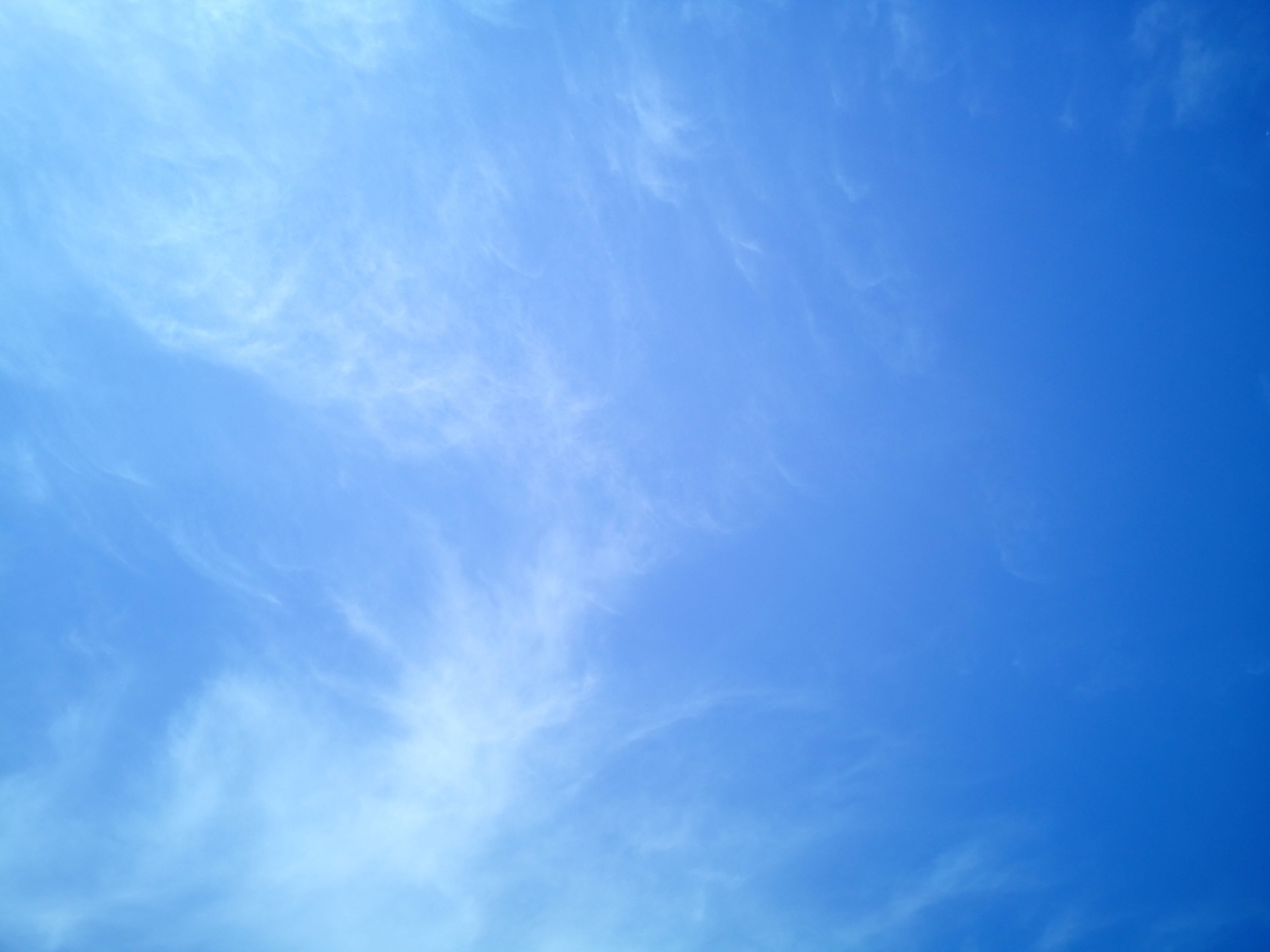 white cloudy sky Firmament Background blue texture nature 2k 4k