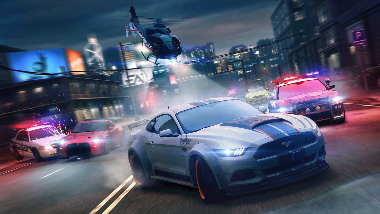 Ford Shelby coupe illustration Need for Speed No Limits video games 2k