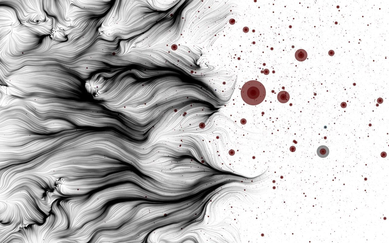 gray and brown abstract painting Processing generative sketch