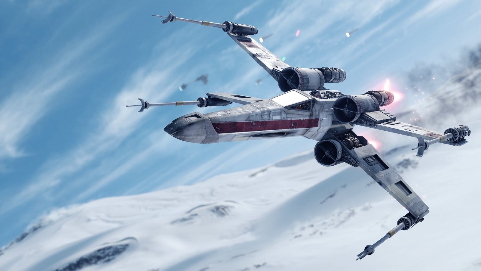 gray and white fighter jet wallpaper Star Wars Battlefront 2k