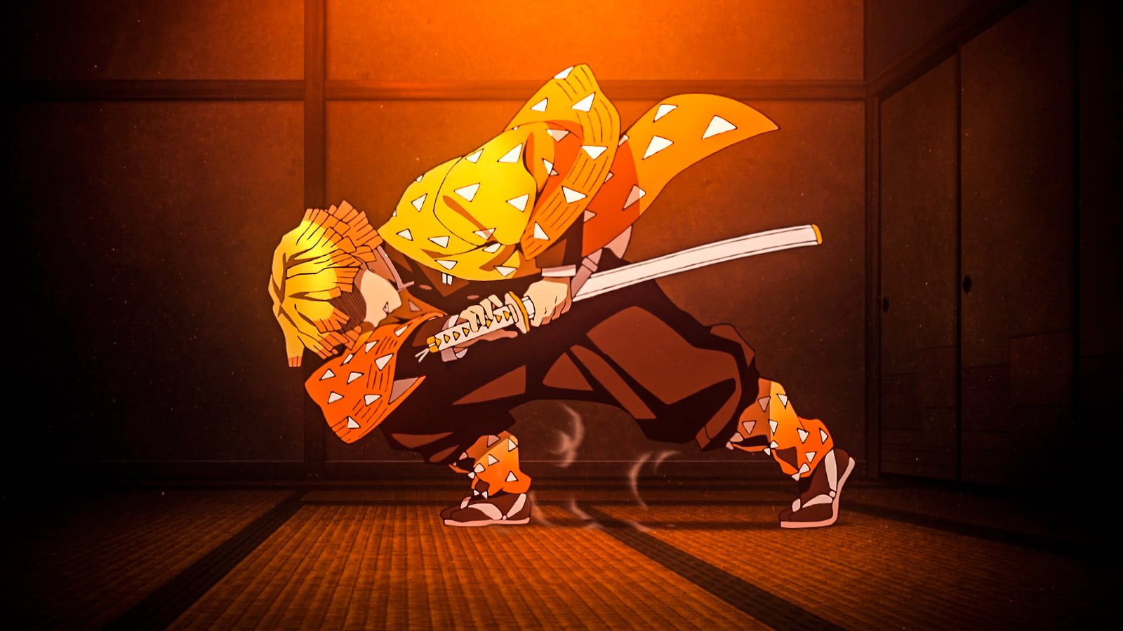 Kimetsu no Yaiba anime boys Zenitsu Agatsuma 2k