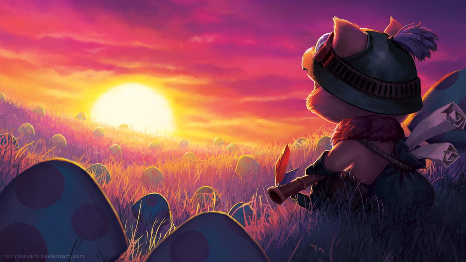 LOL raccoon character Video Game League Of Legends Field Mushroom 2k