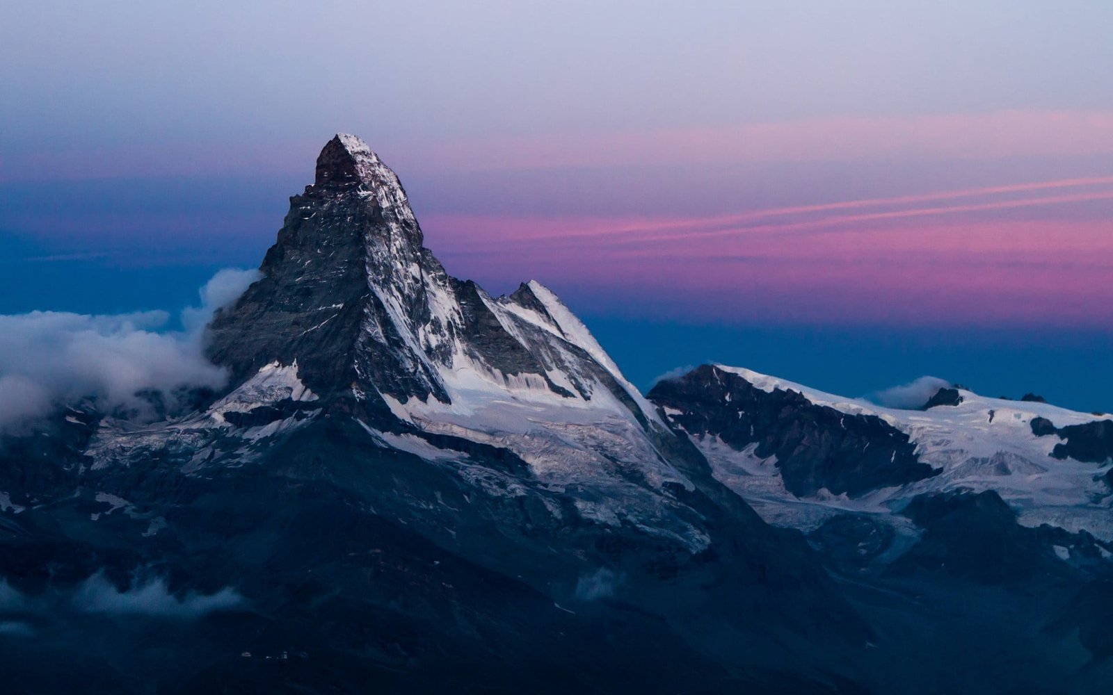 mountain wallpaper landscape mountains nature snowy peak 2k