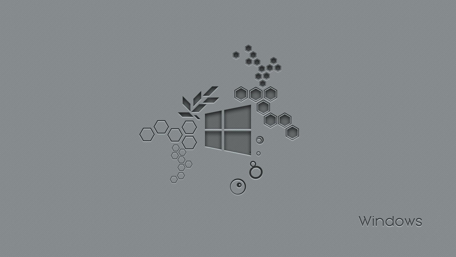 Microsoft Windows 10 Anniversary hexagon no people 2k
