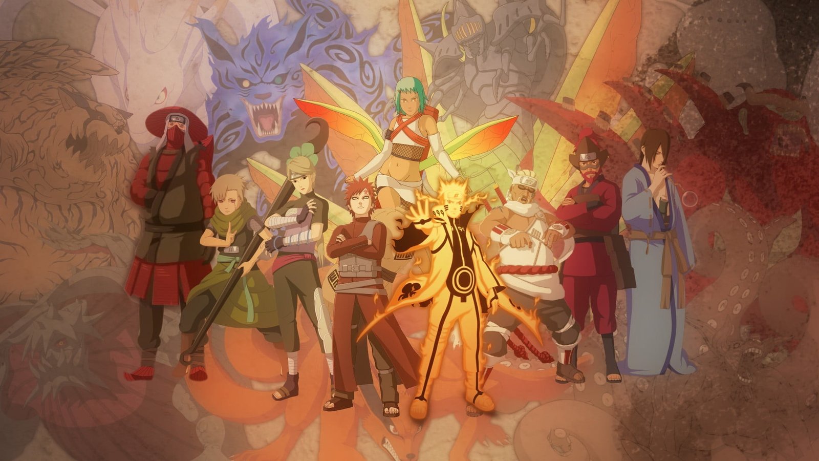 Naruto poster Uzumaki Shippuuden anime art and craft 2k