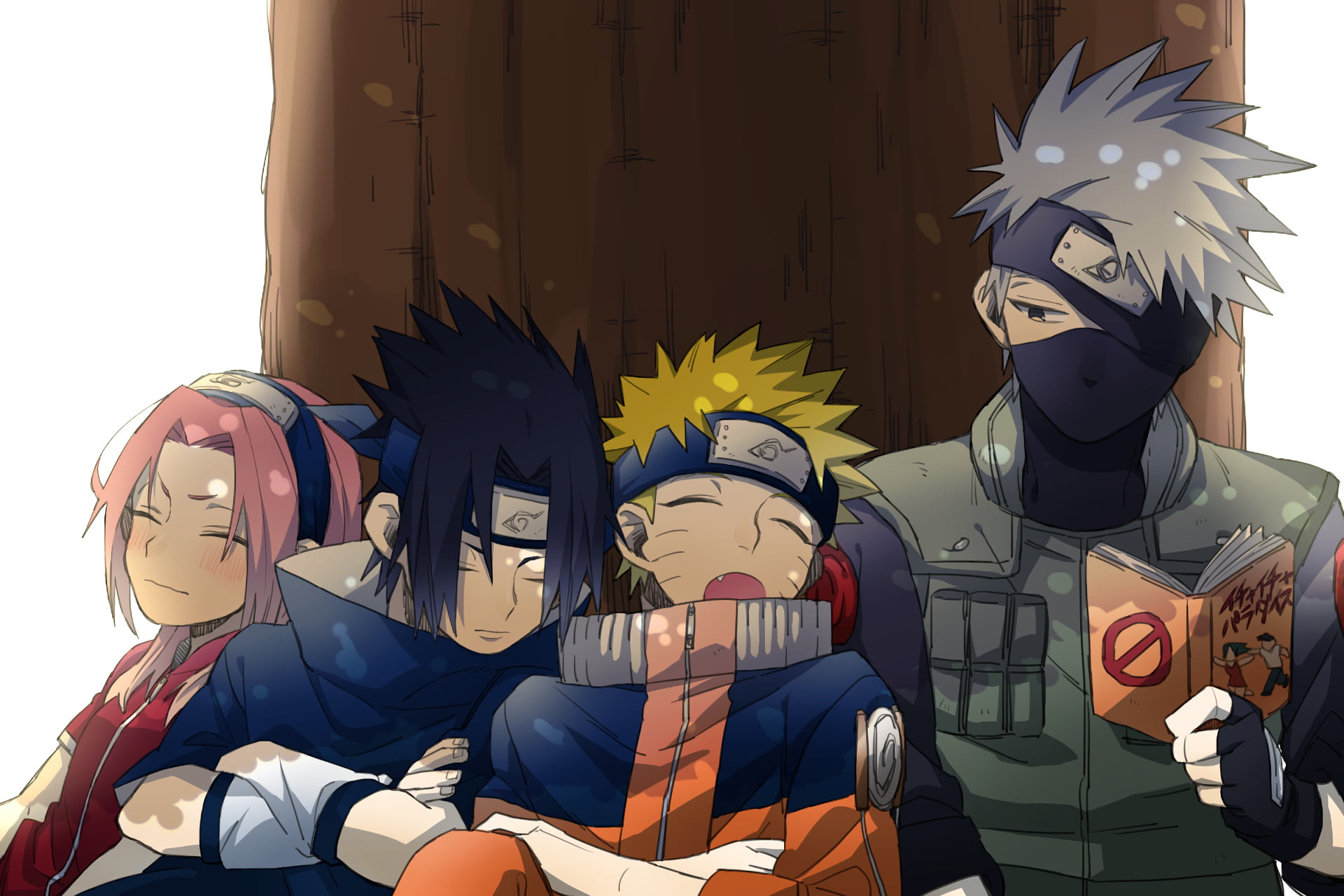 Naruto wallpaper Anime Kakashi Hatake Uzumaki Sakura Haruno 2k