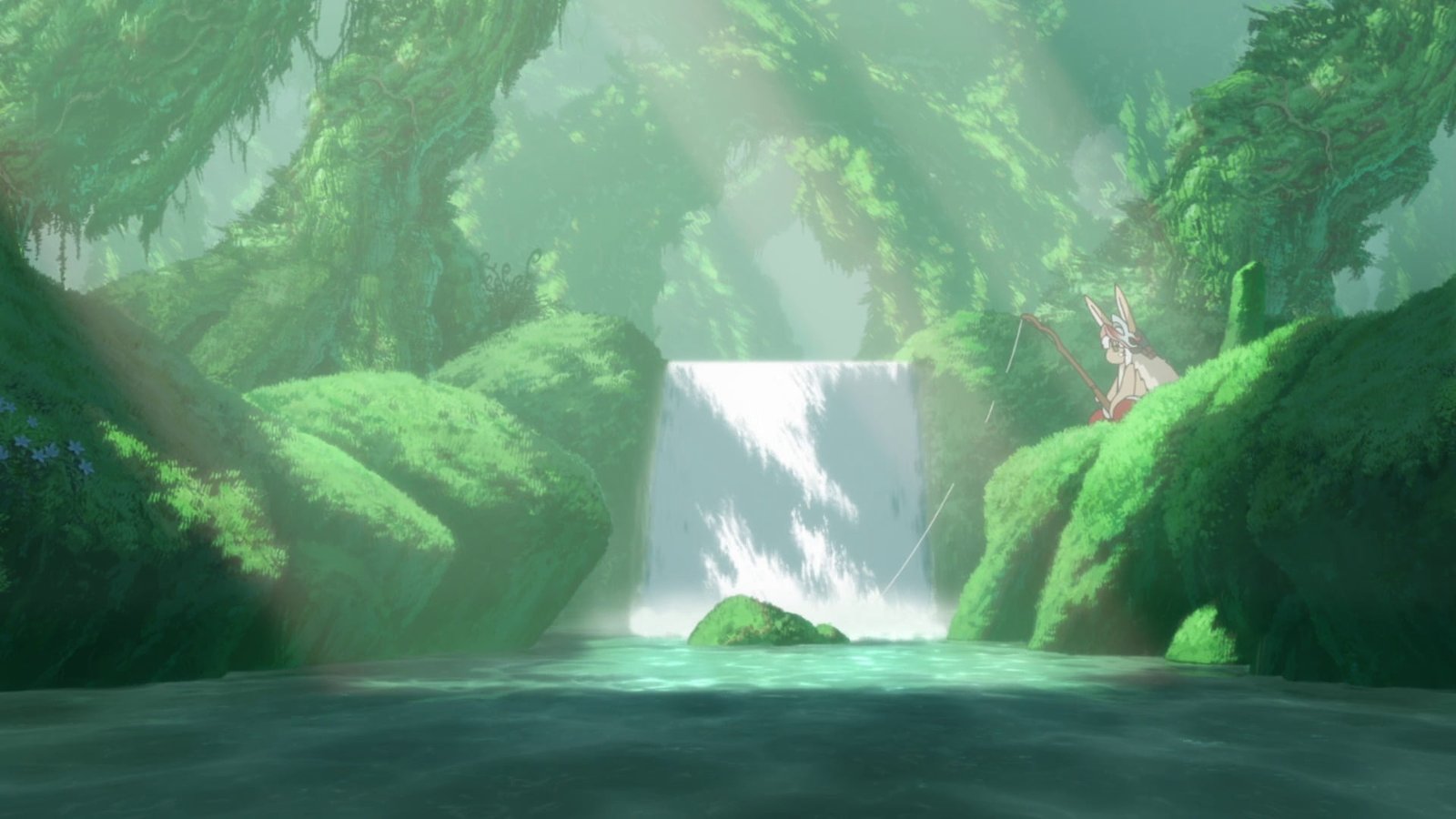 Nier Automata wallpaper Nanachi Made in Abyss environment 2k