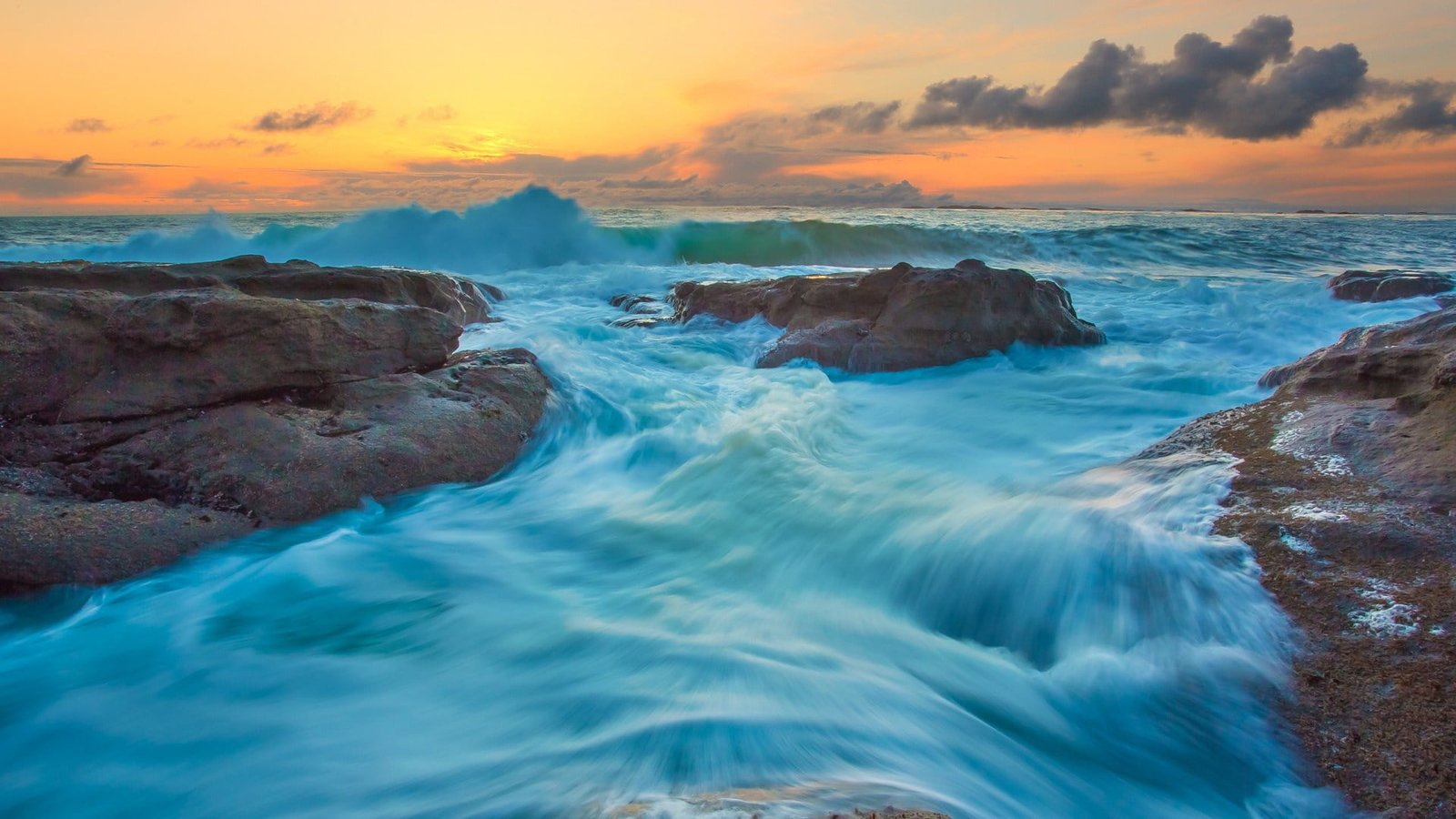 nature ocean seascape turquoise beach water summer sky 2k
